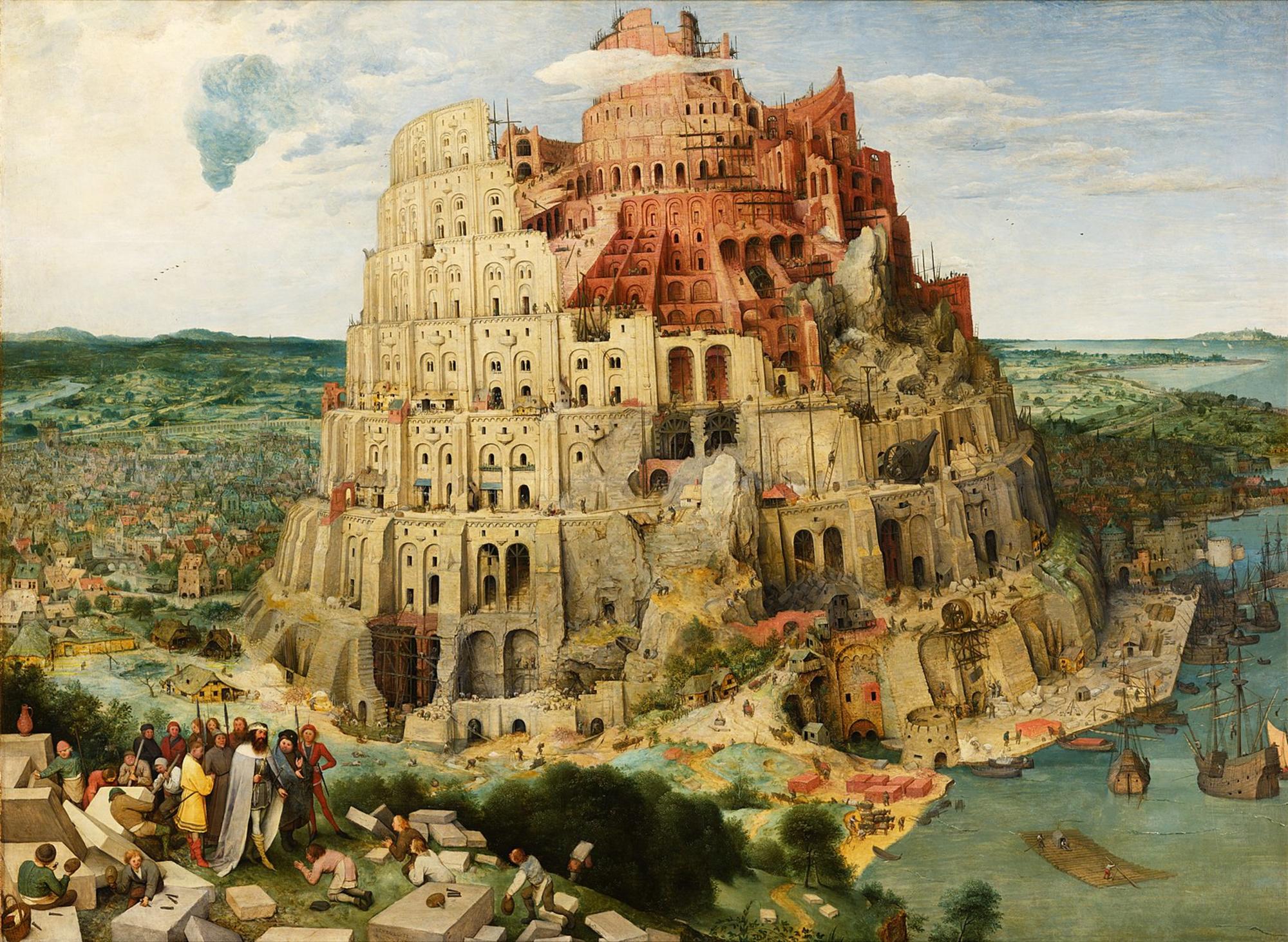 La torre de Babel, Pieter Brueghel El Viejo, 1563