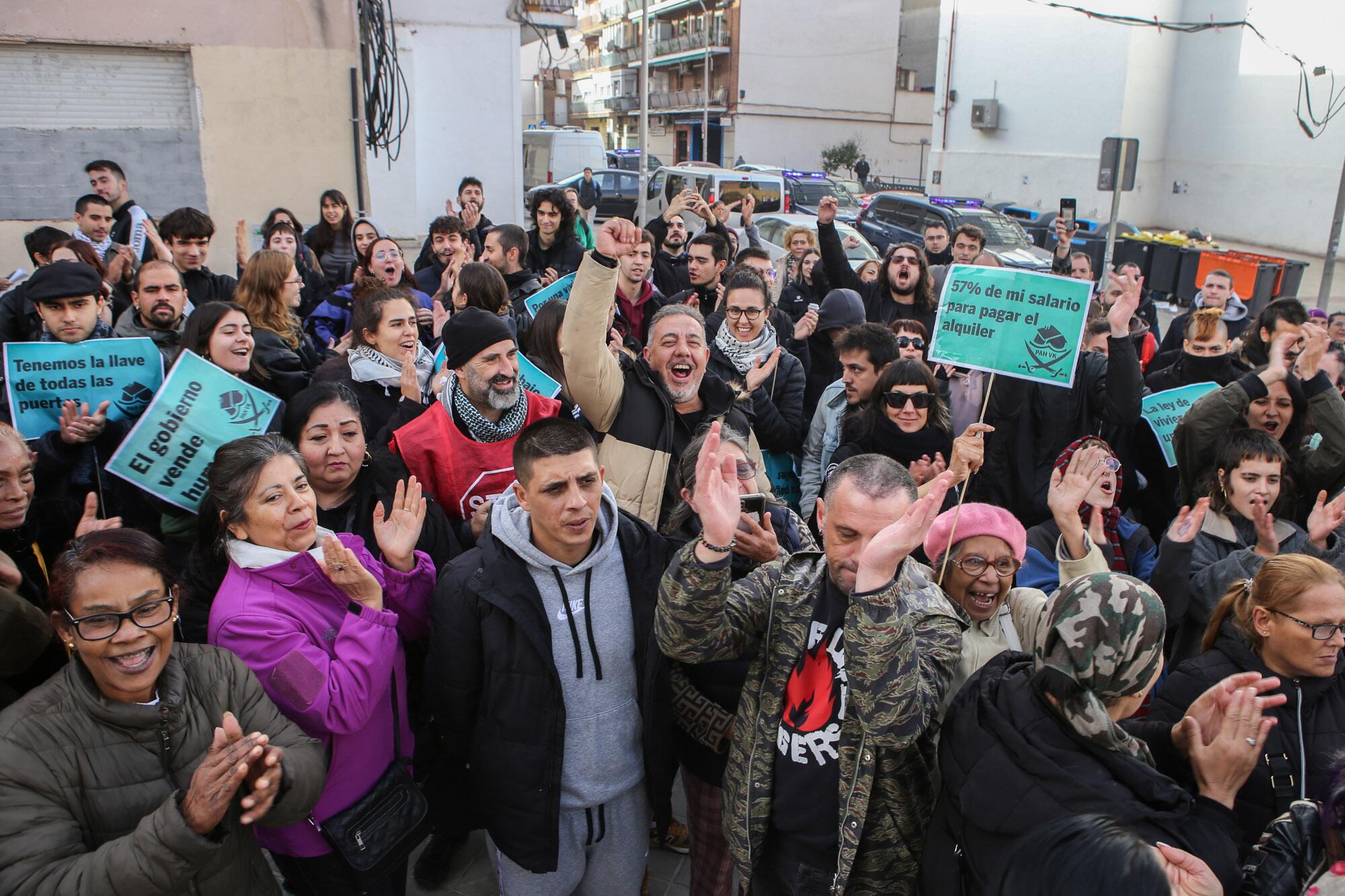 Desahucio Pilar PAH Vallecas tercer intento - 11