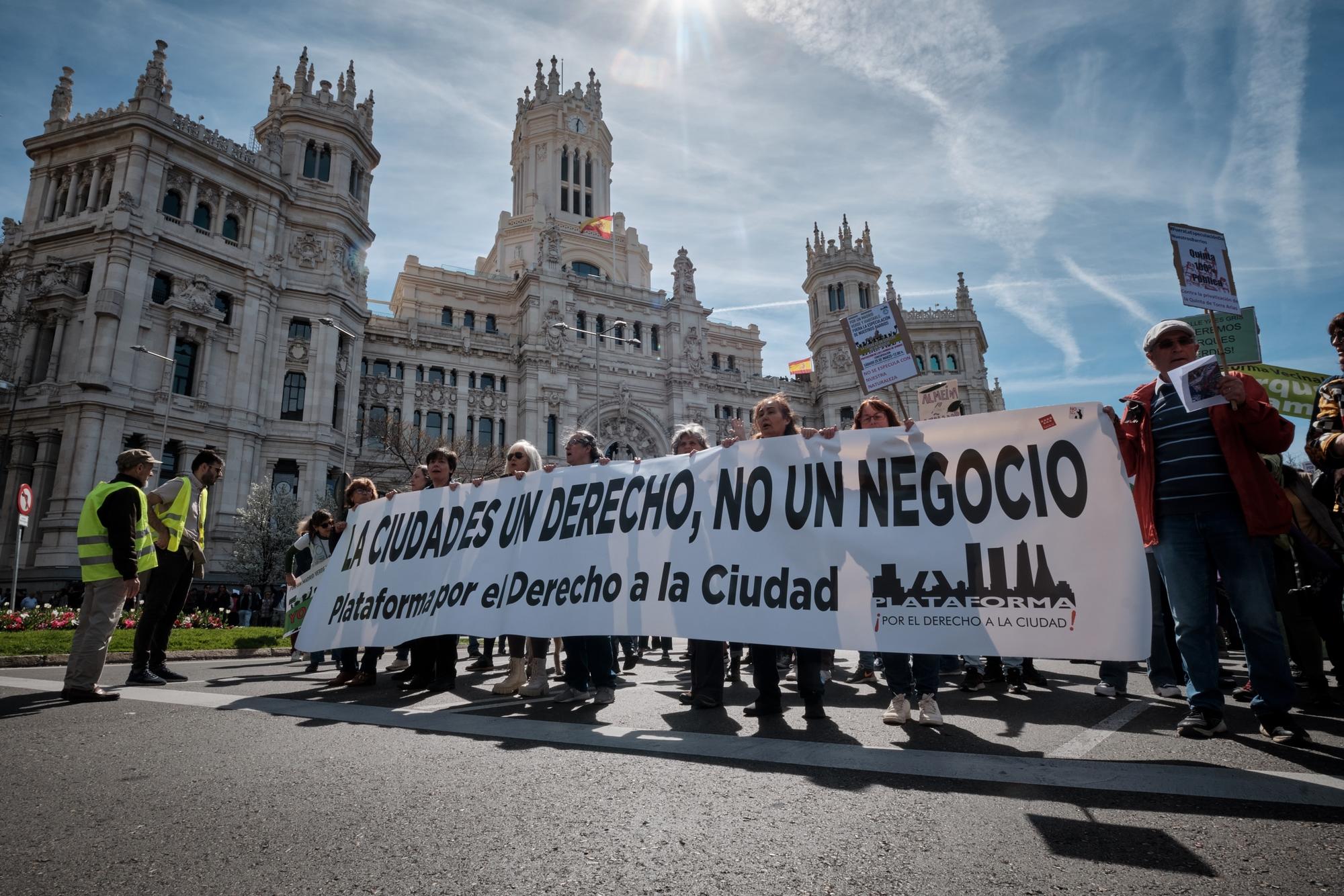 Manifestación Madrid habitable - 1