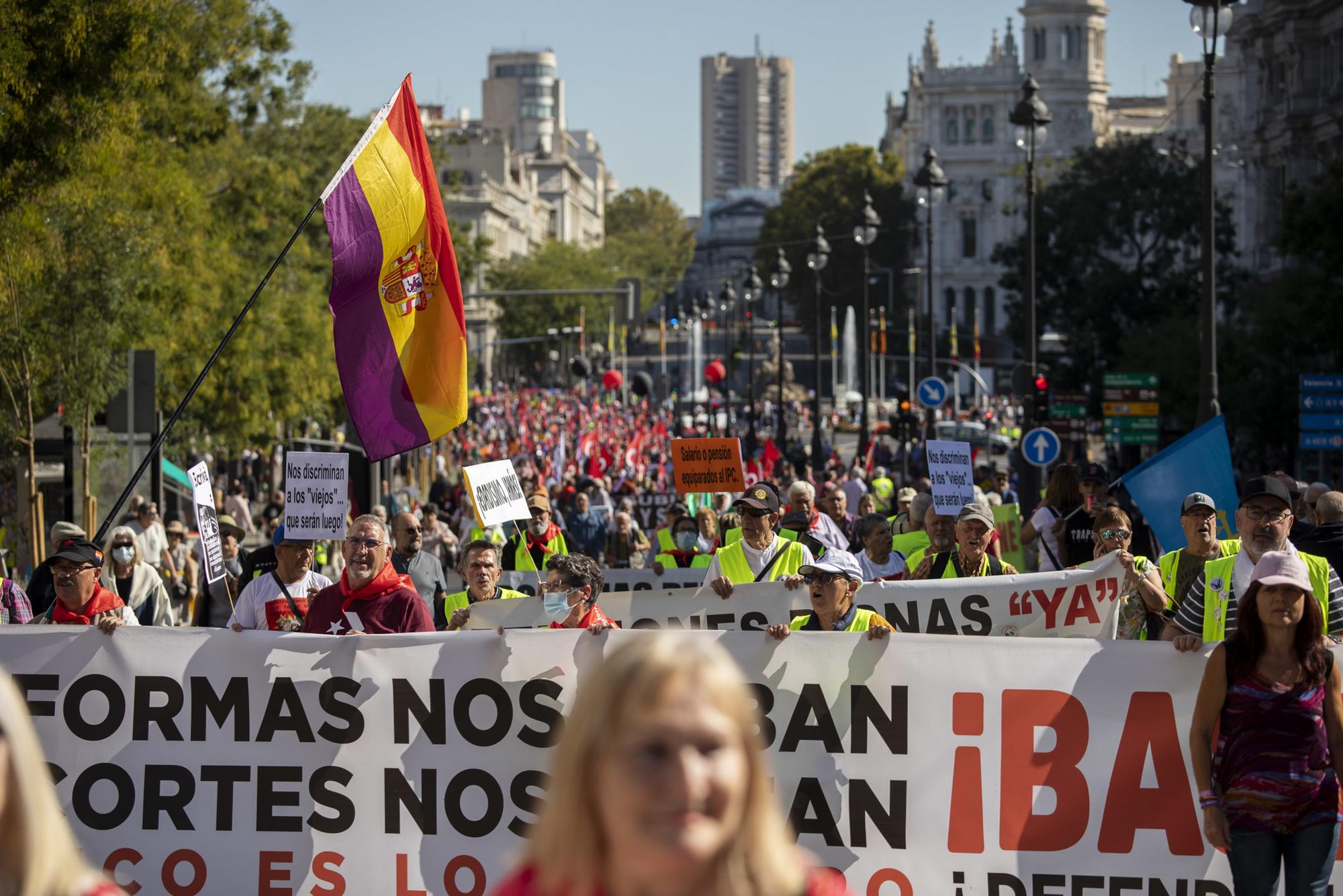 Manifestación subida de pensiones IPC - 5