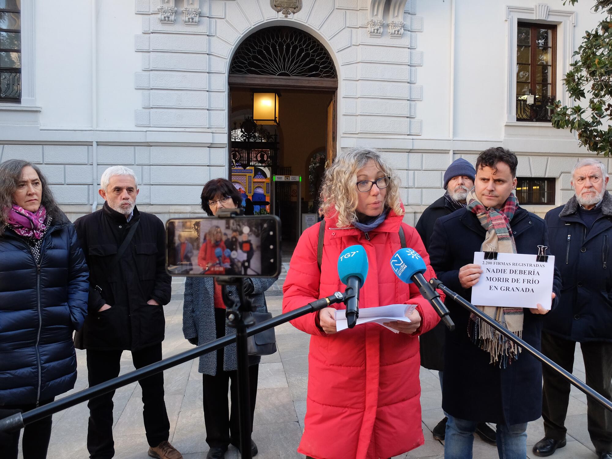 Sinhogarismo invierno Granada Firmas 2