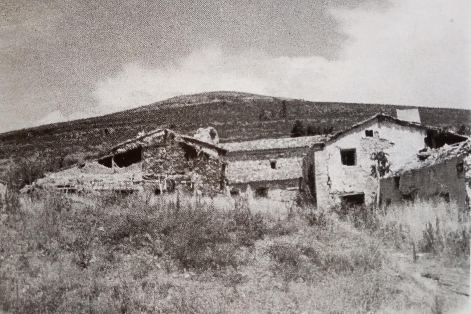 Fraguas en su primer año de abandono, en 1970.