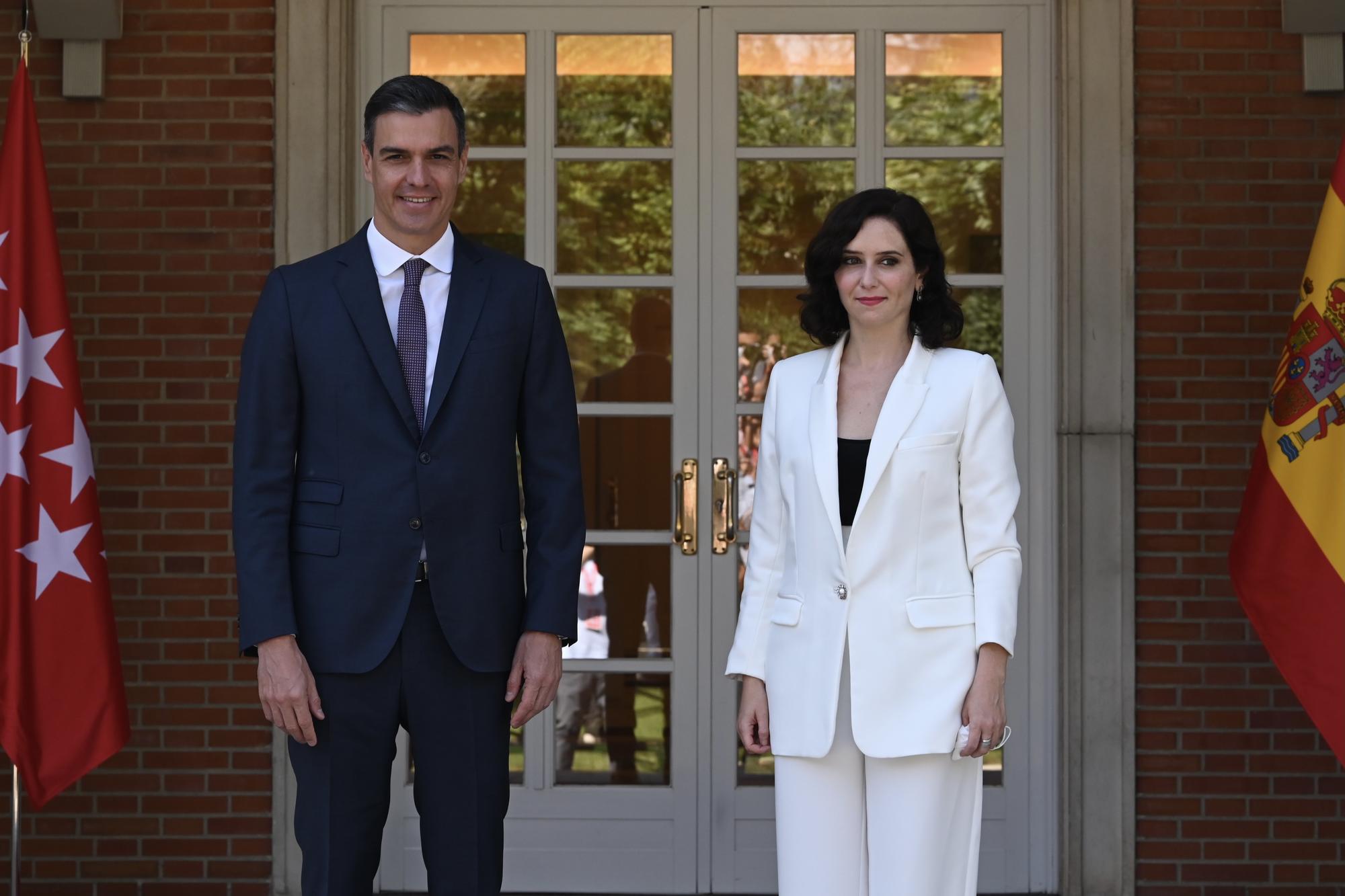 Pedro Sánchez e Isabel Díaz Ayuso. Julio 2021