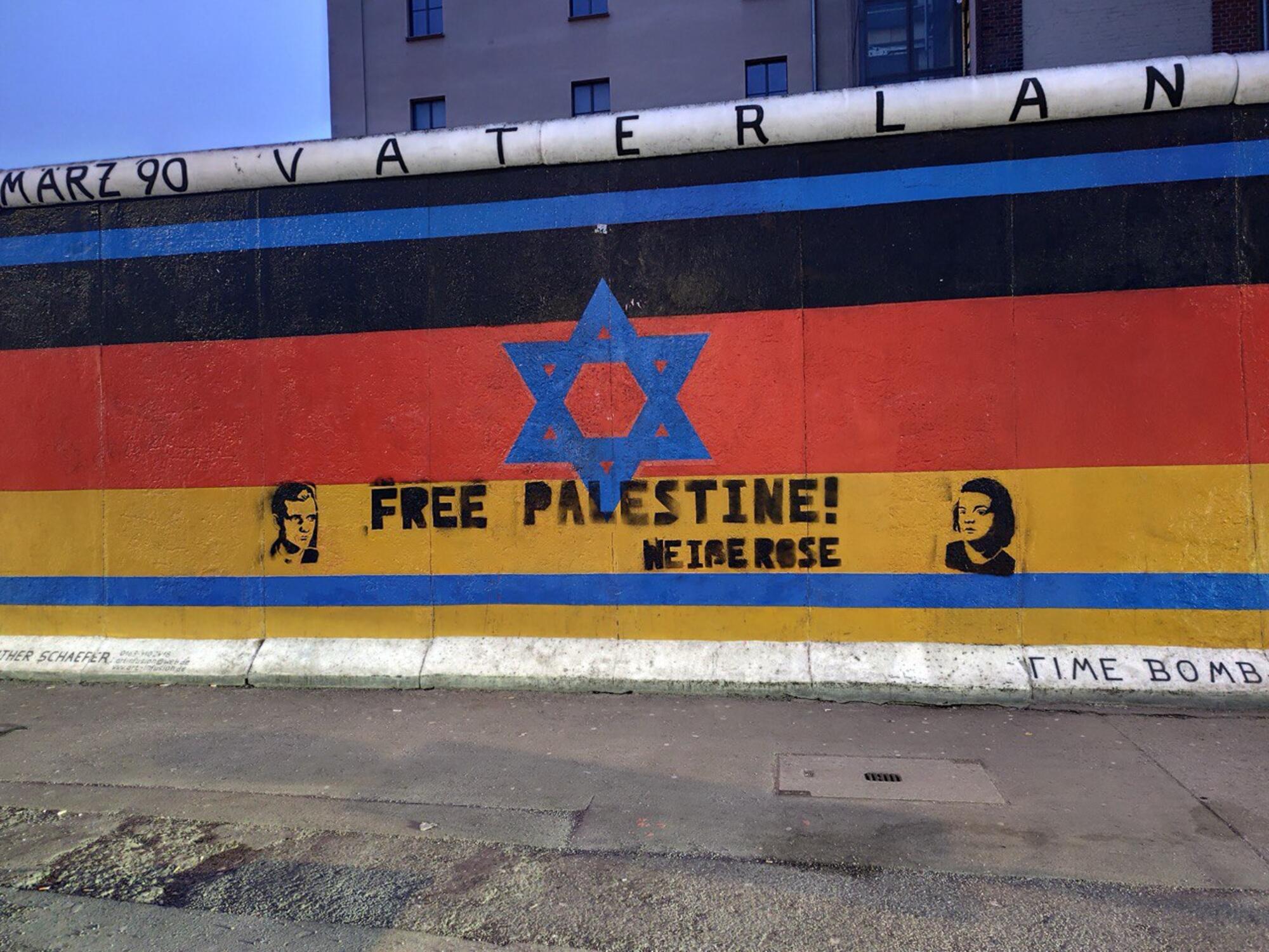 Acción muro berlín