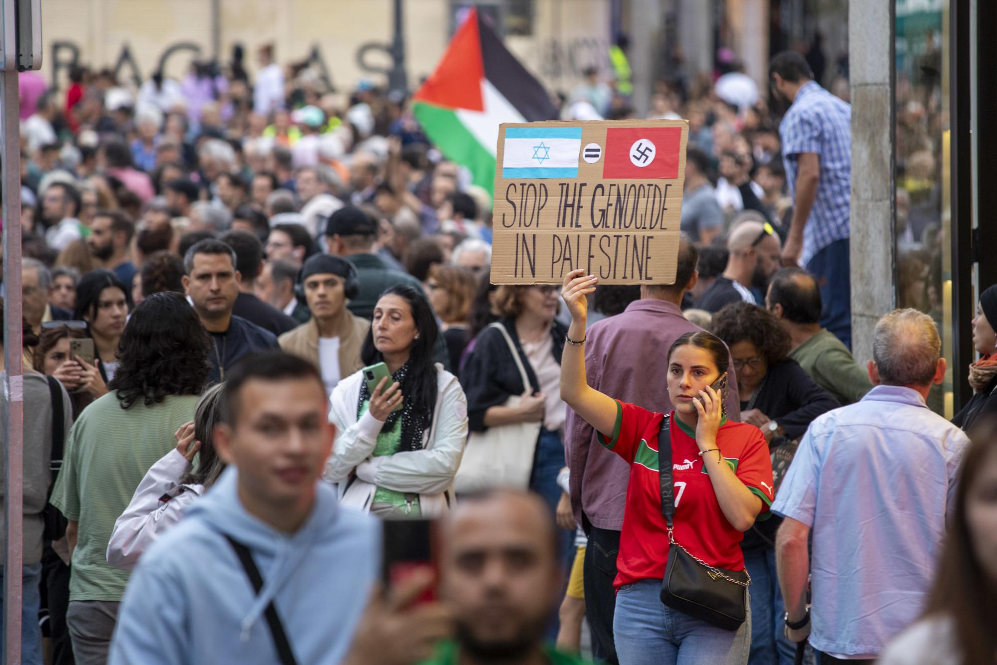 Manifestación Gaza Madrid Atocha - 1