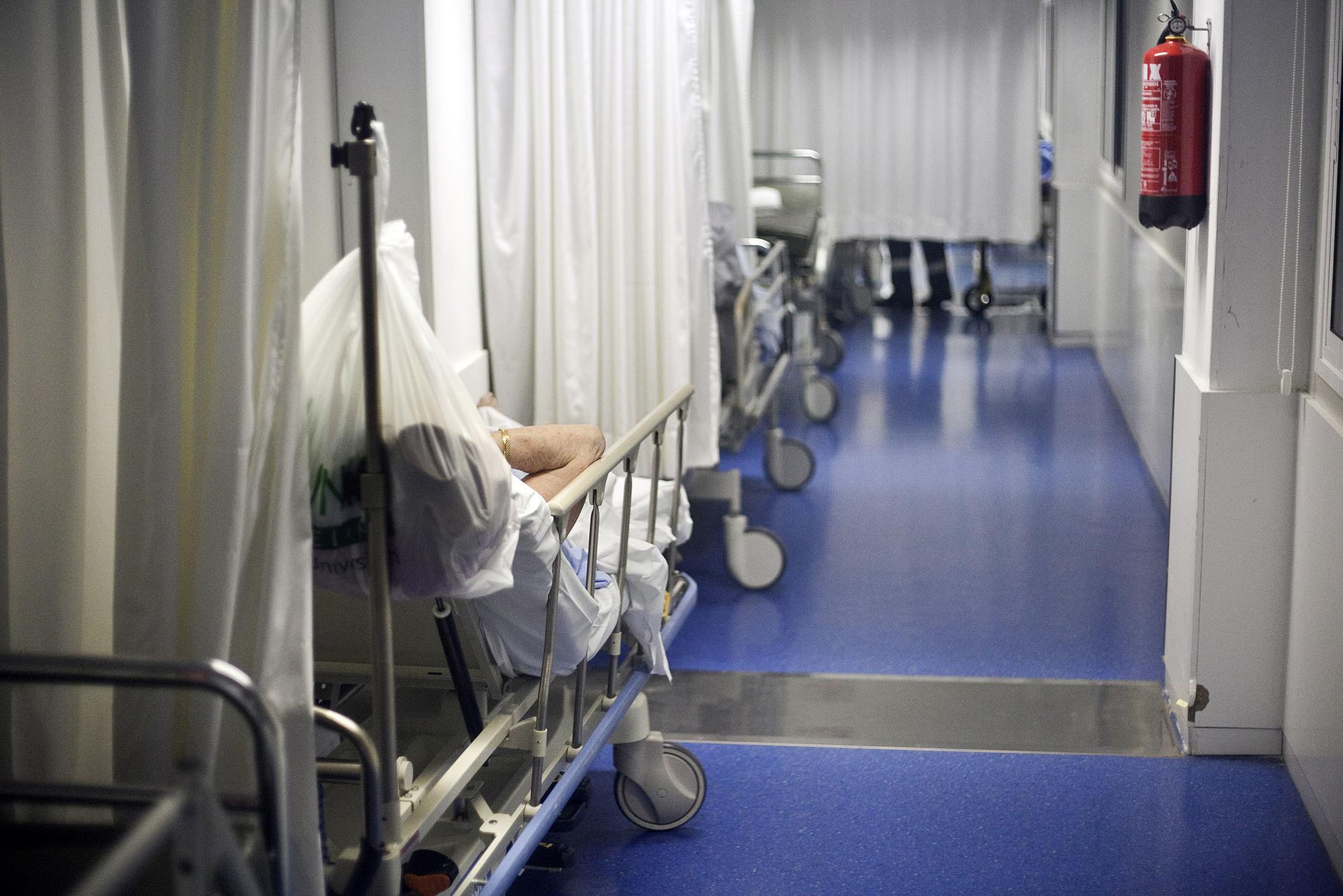 saturación en las urgencias hospitalarias del Clinic de Barcelona