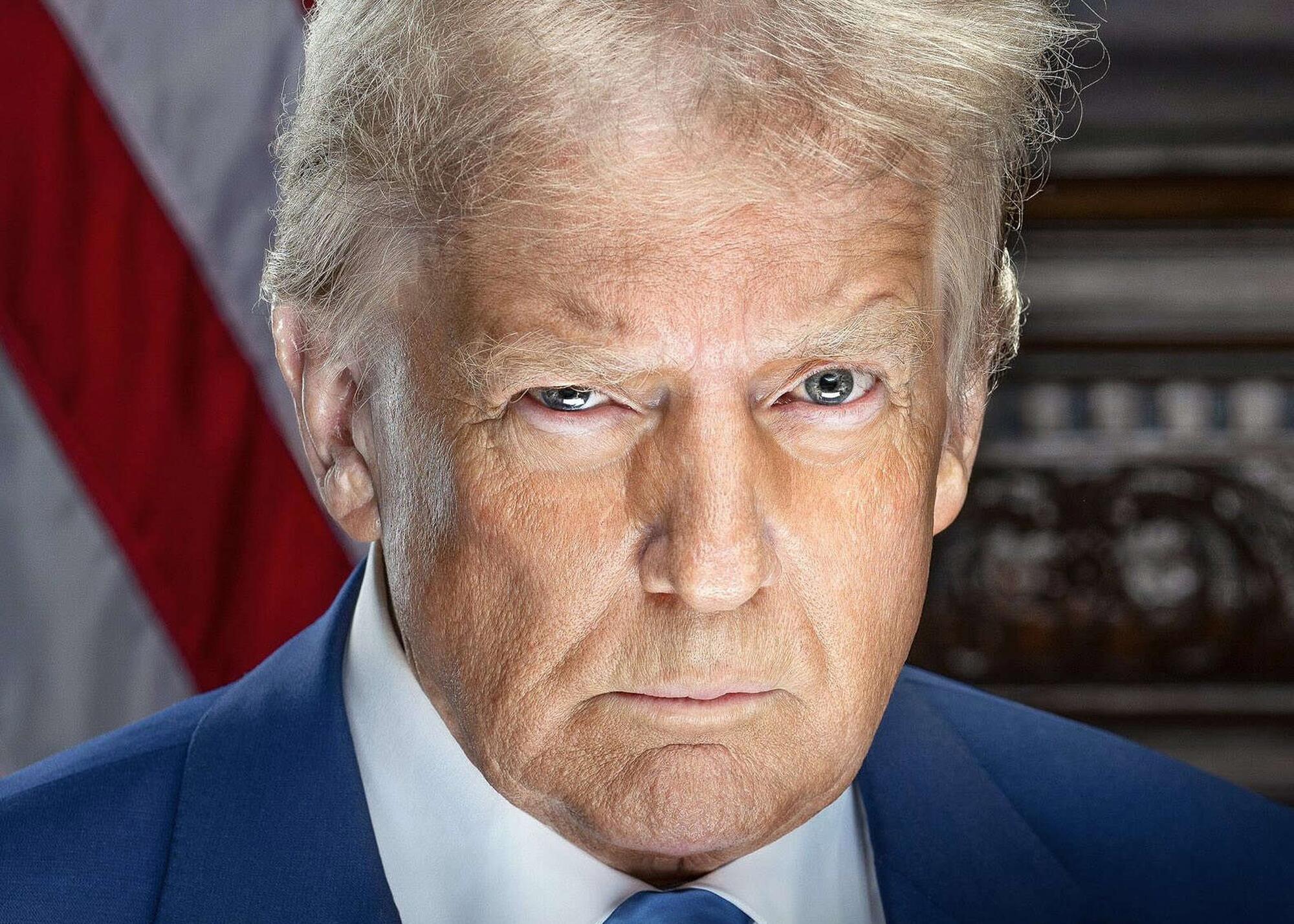Donald Trump retrato oficial 2025