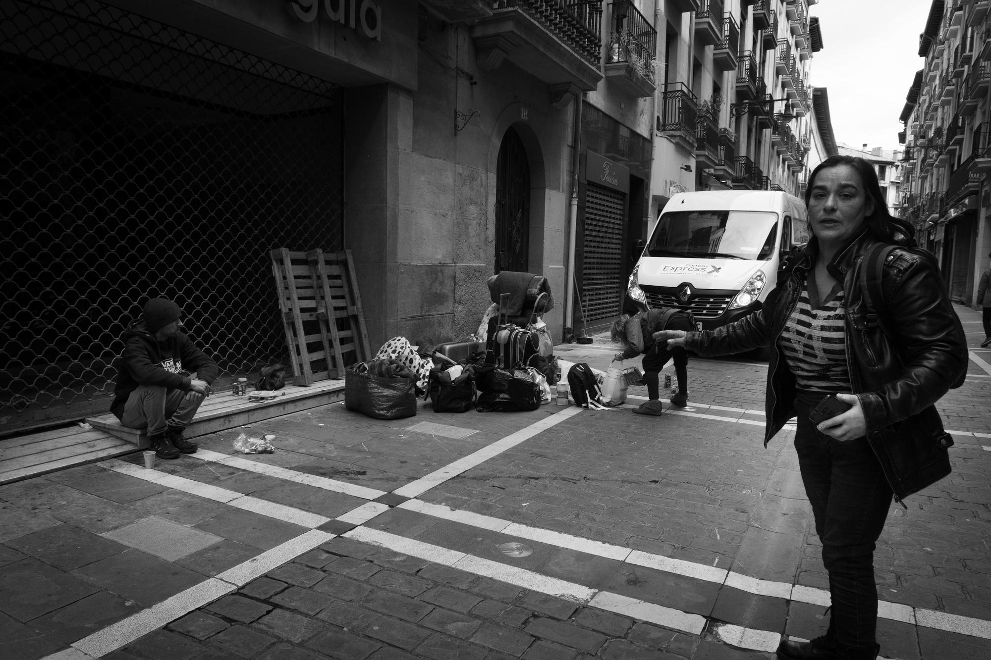 Desalojo casa okupa Calle Mayor Pamplona número 14