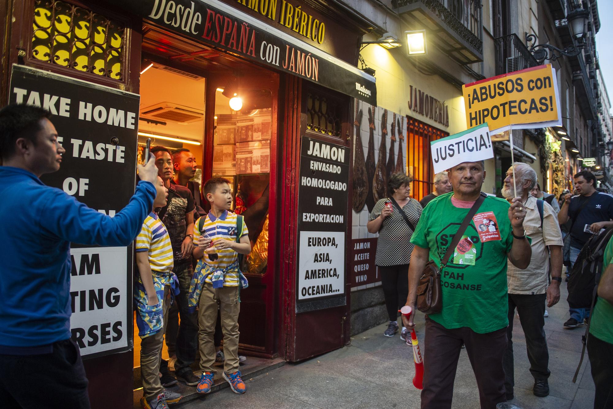 Manifestación de la PAH en Madrid VI