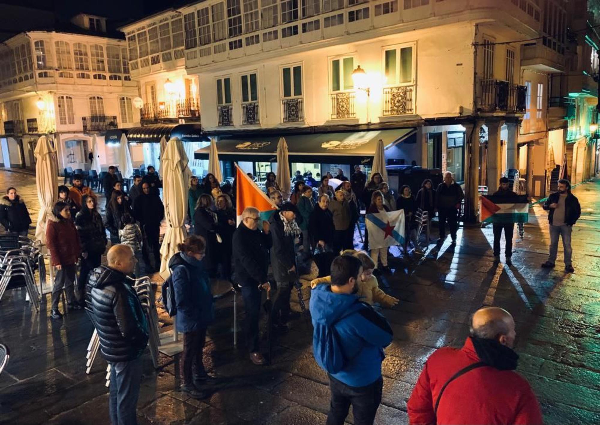 Manifestación palestina galiza 6 de novembro - 2