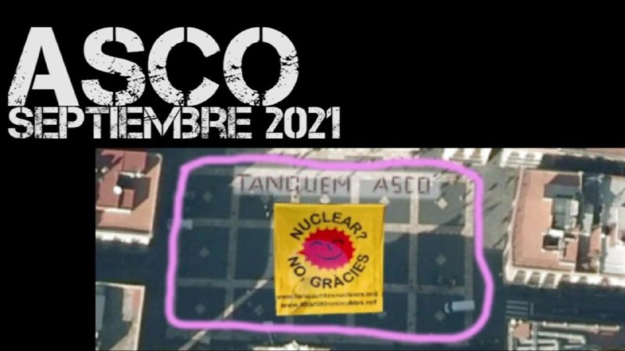 Tanquem Ascó. Fecha de fin de licencia: septiembre 2021