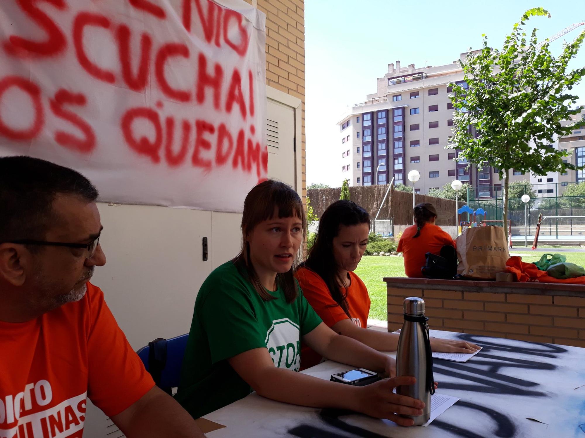 Sindicato de inquilinos y PAH Vallecas.