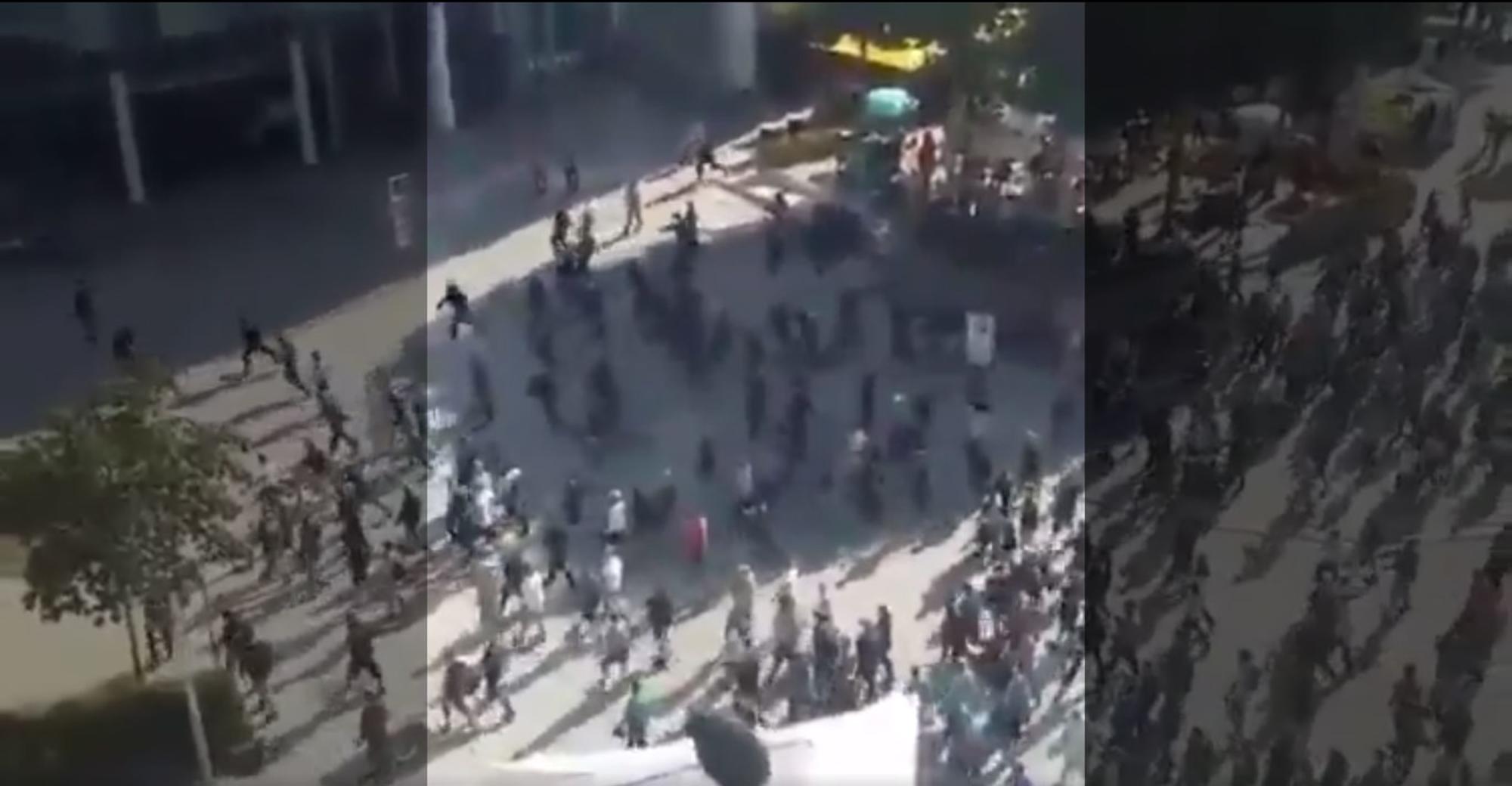 Captura disturbios en Chemnitz