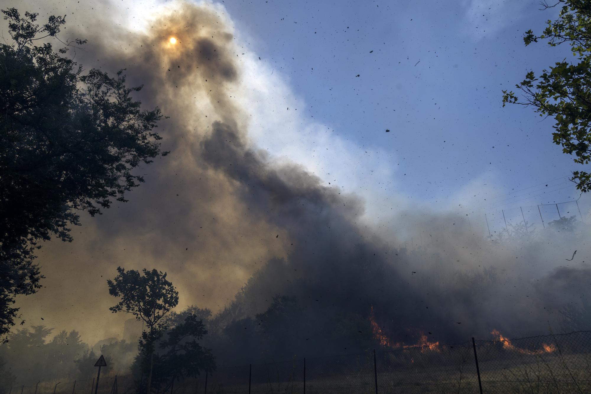 Segundo incendio en la Dehesa de la Villa de Madrid 2