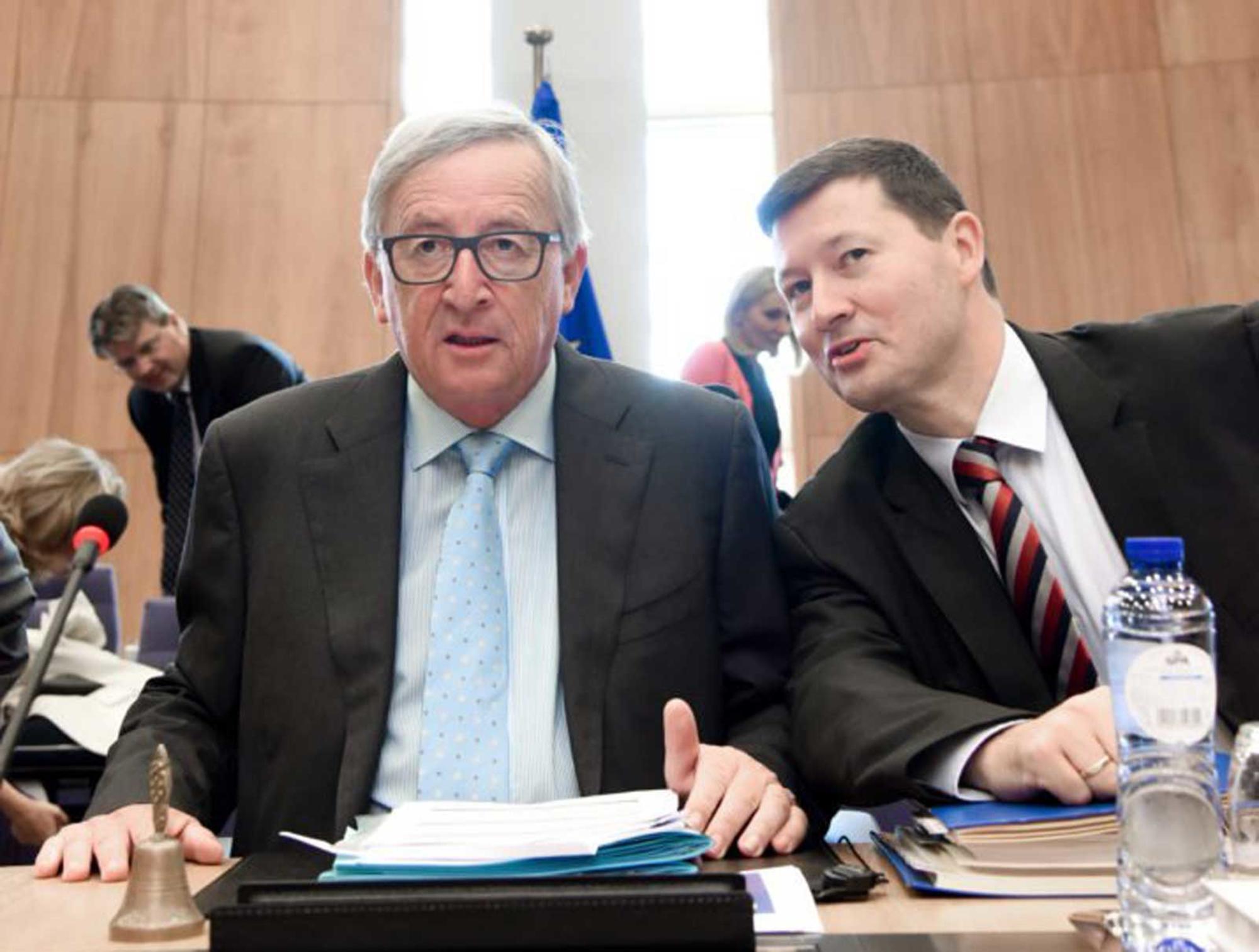 Jean Claude Juncker y Martin Selmayr.