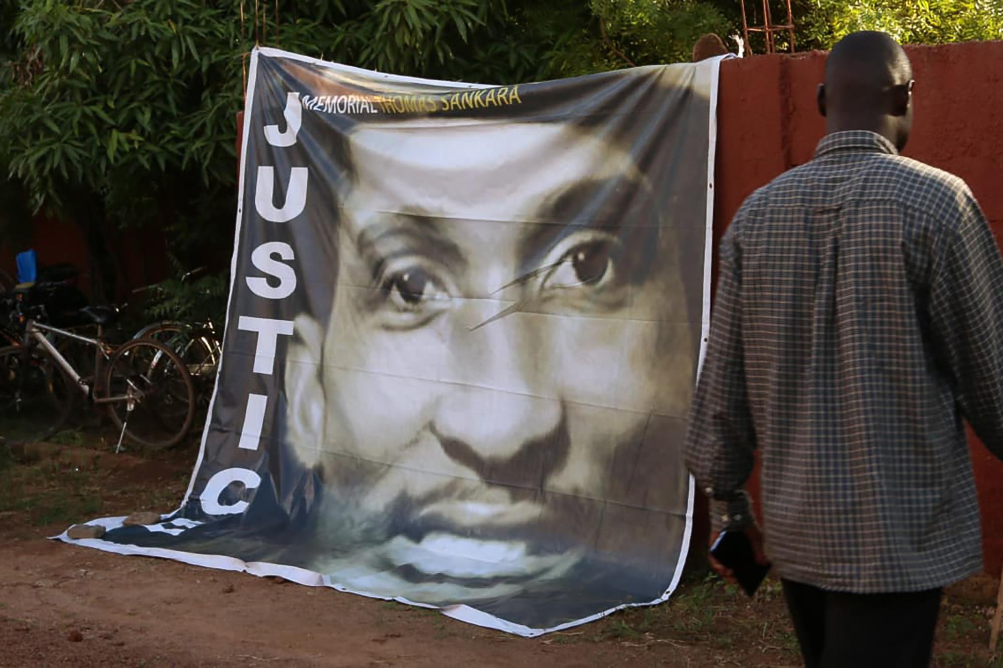 Pancarta Thomas Sankara