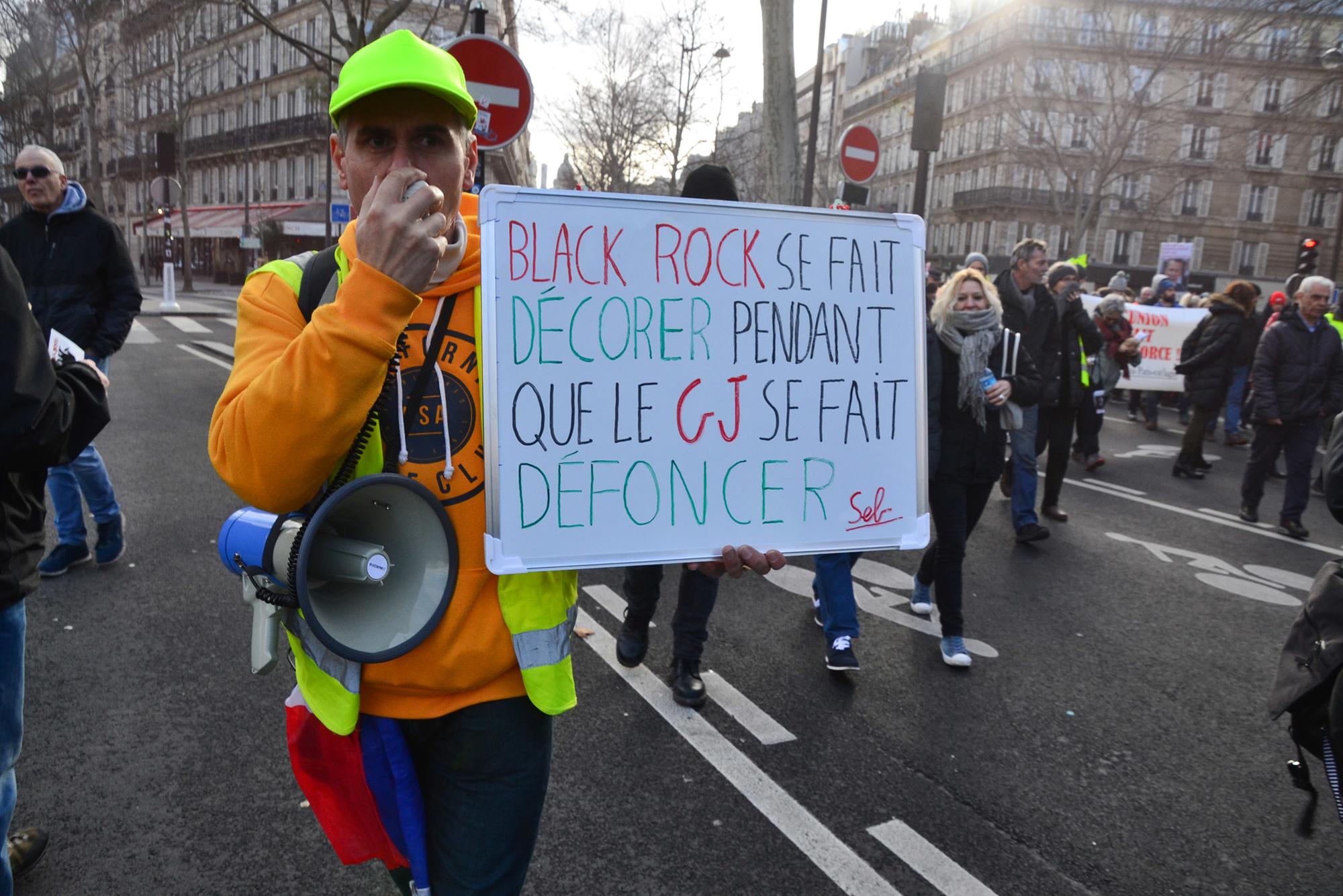Manifestacion Pensiones Francia 2