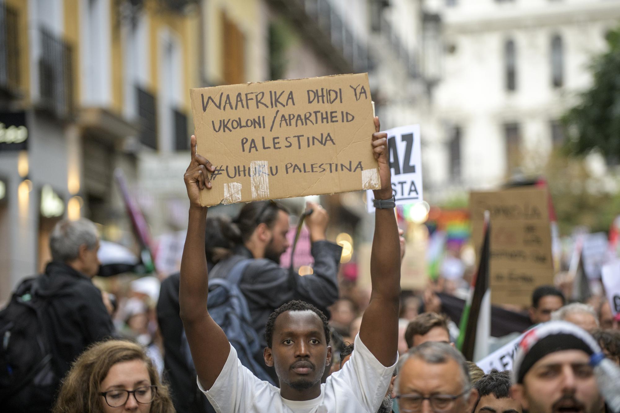 Manifestación Gaza Madrid Atocha - 10