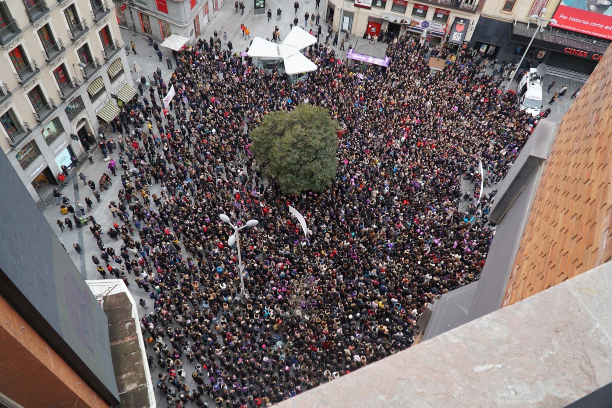 Concentración de mujeres periodistas Callao