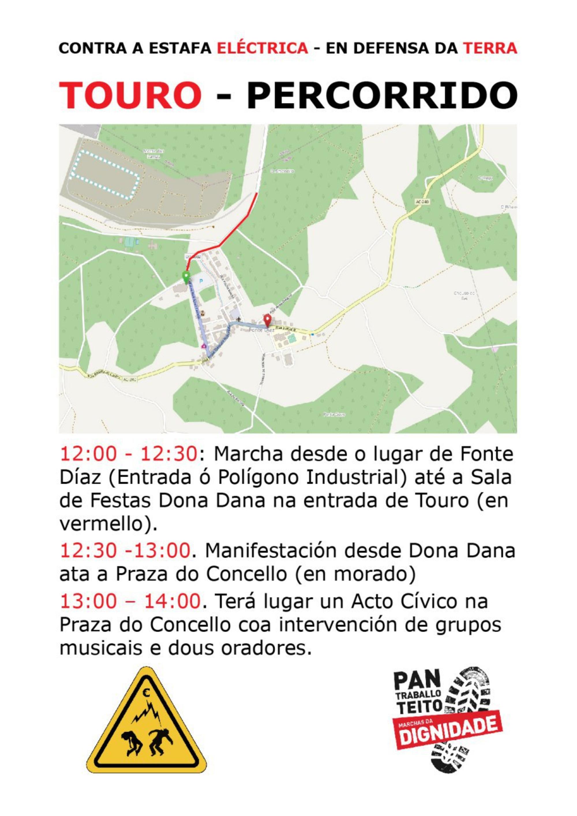 mobilización Touro