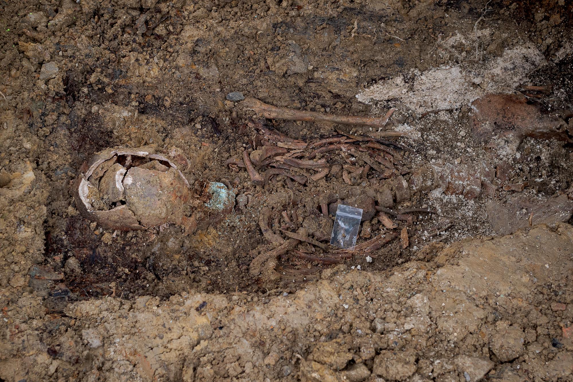Exhumación en el cementerio de Begoña 6