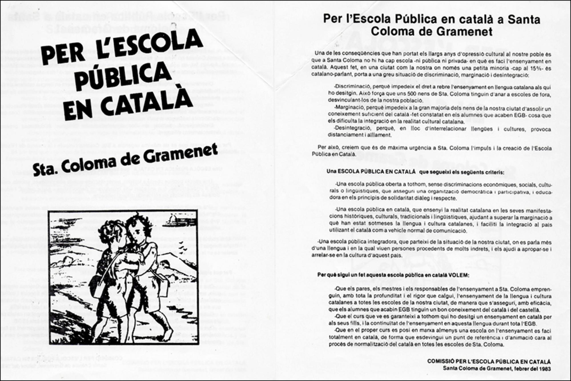 Escuela en catalán