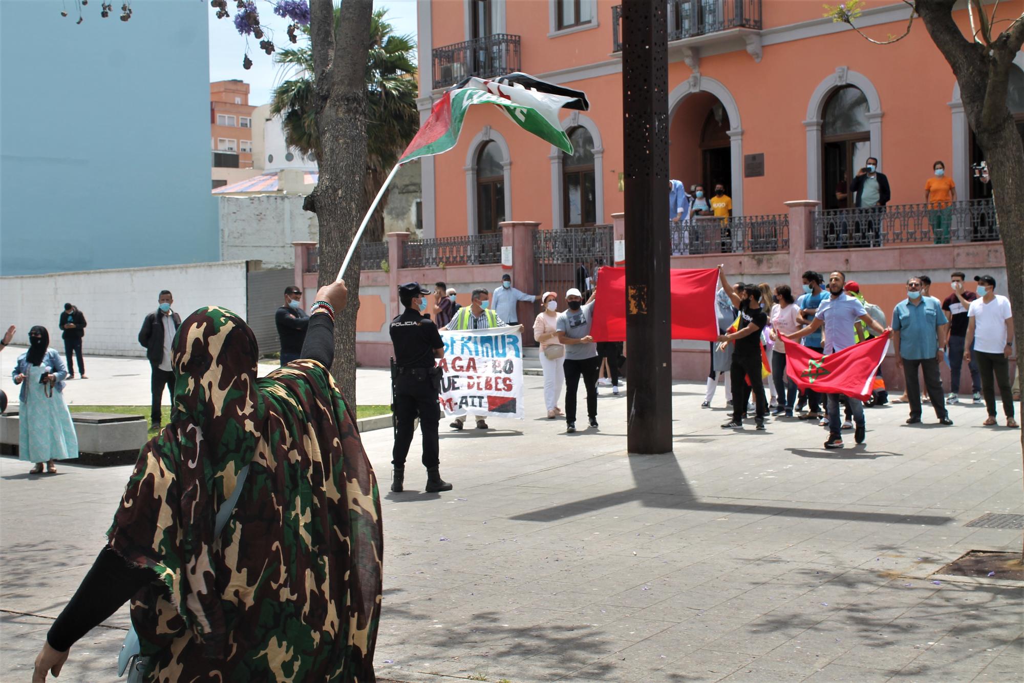 Protesta saharaui Algeciras 10