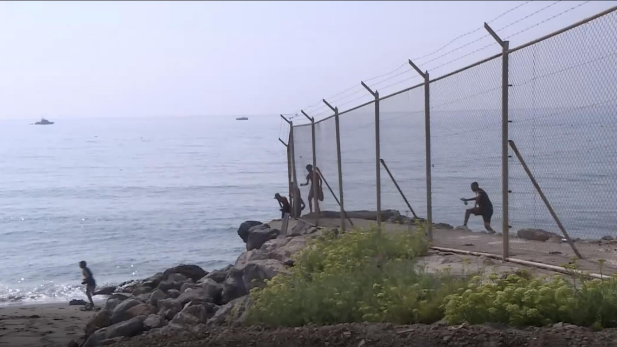 Paso migrantes Ceuta  30-07-2026 2