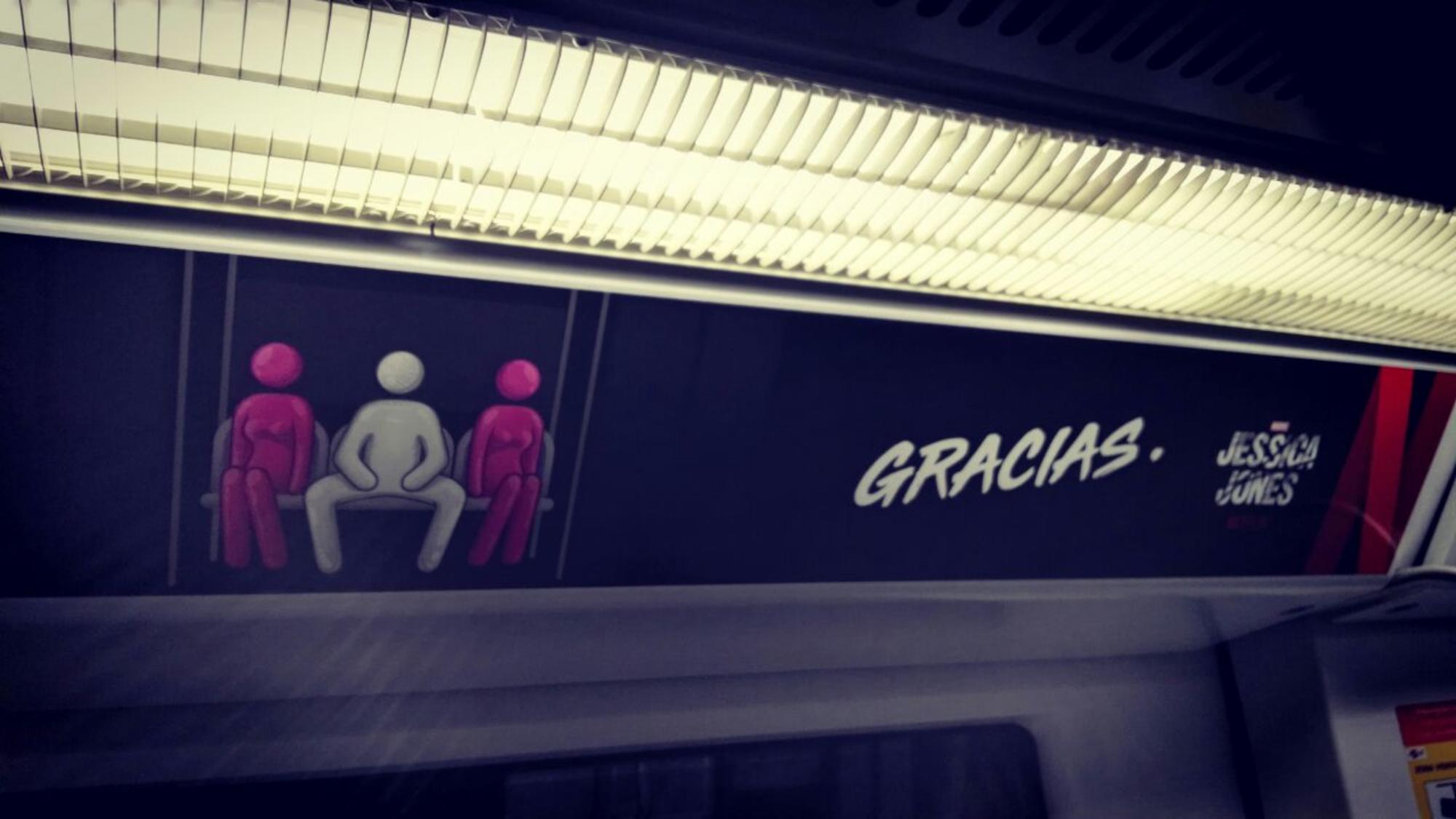 Campaña Netflix Metro Barcelona
