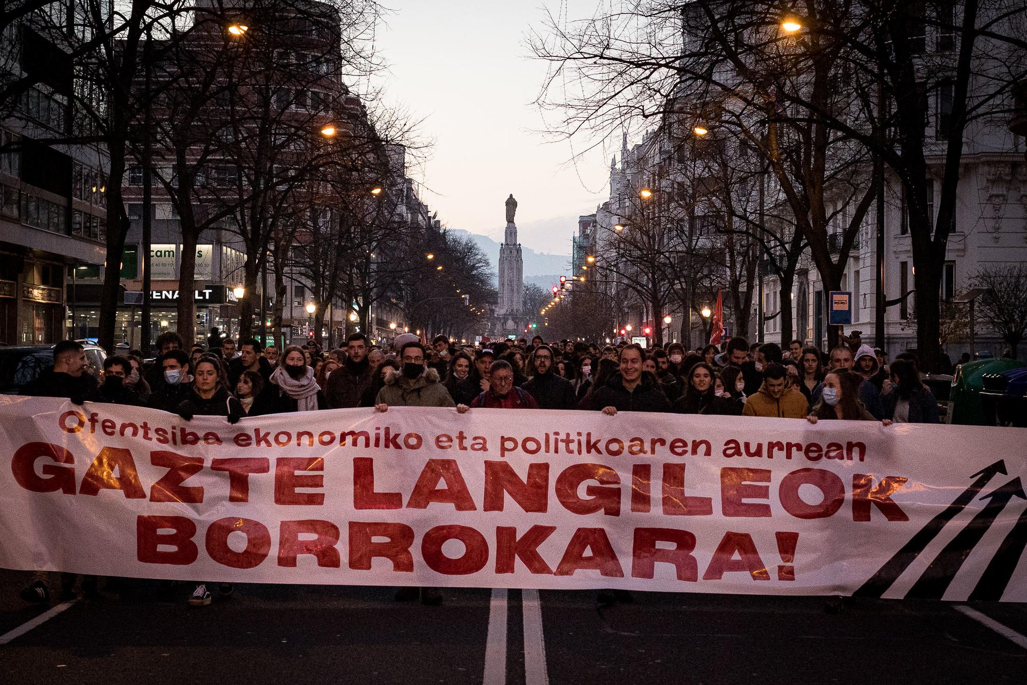 Manifestación de GKS en Bilbao - 1