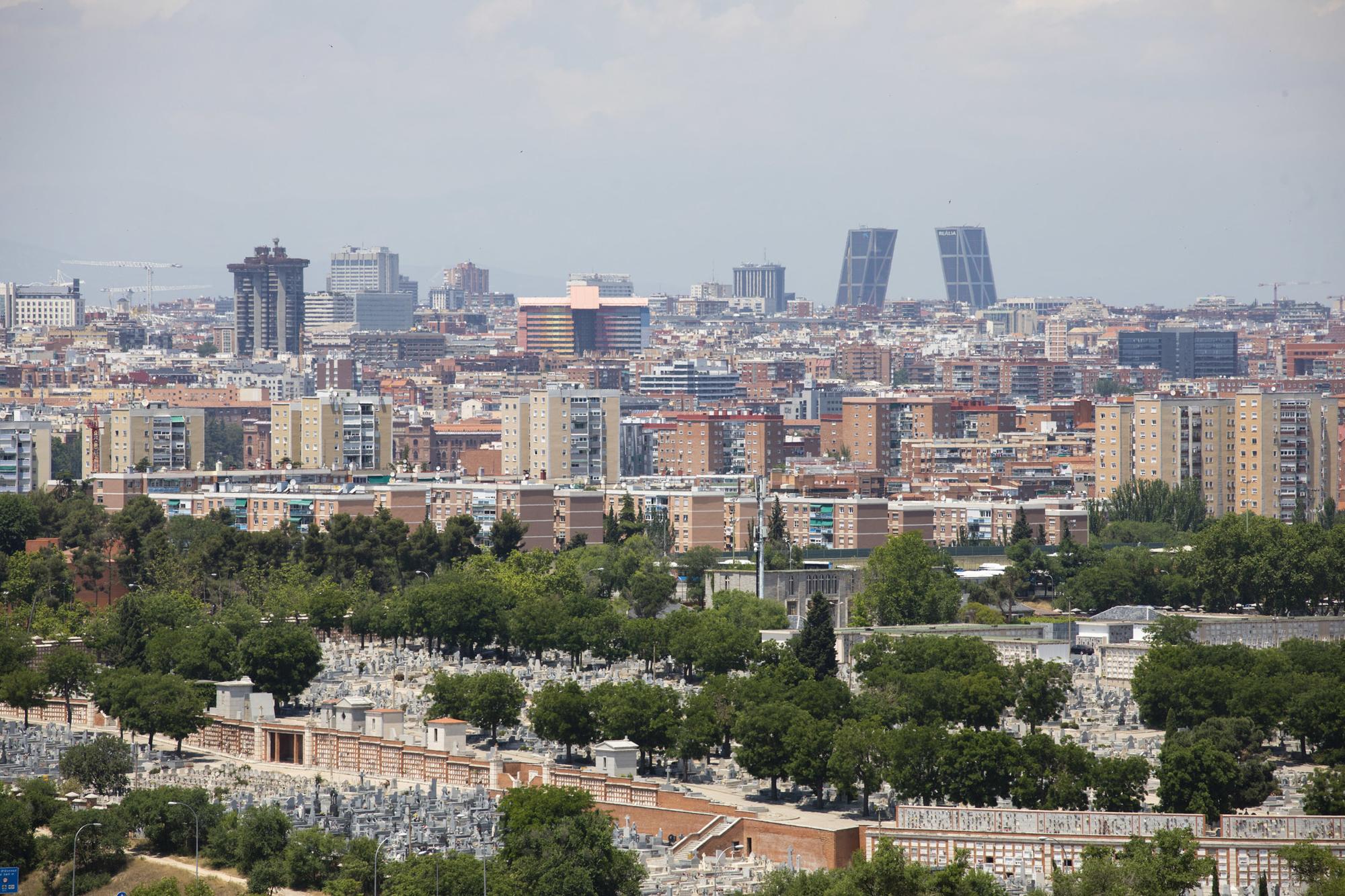 Vista Madrid Moratalaz almudena