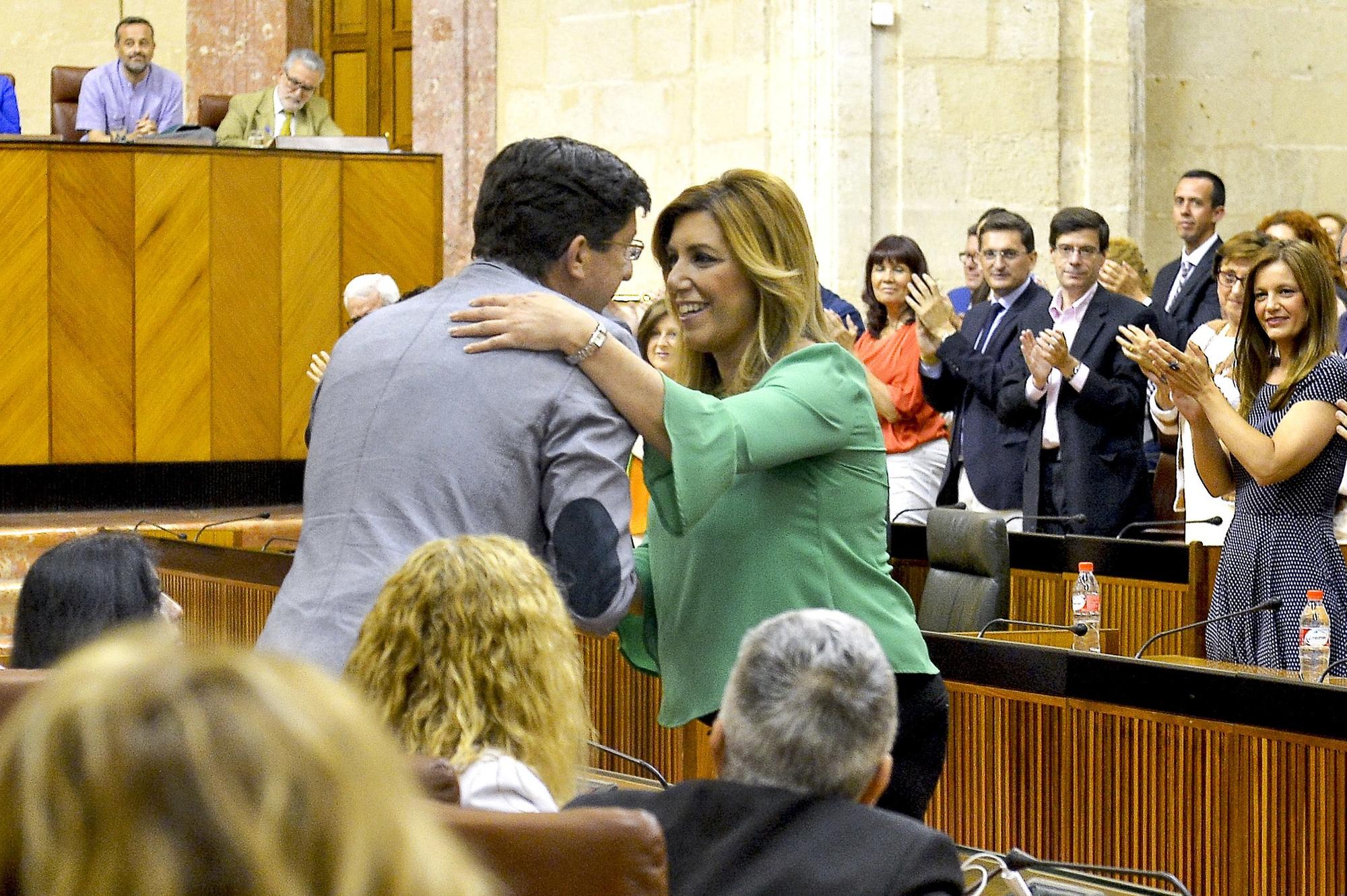 Susana Díaz y Juan Marín