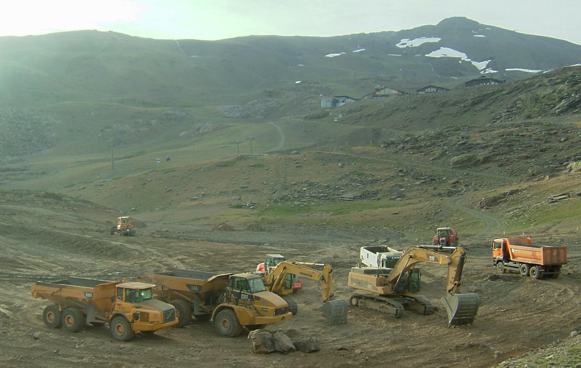 Obras en Sierra Nevada