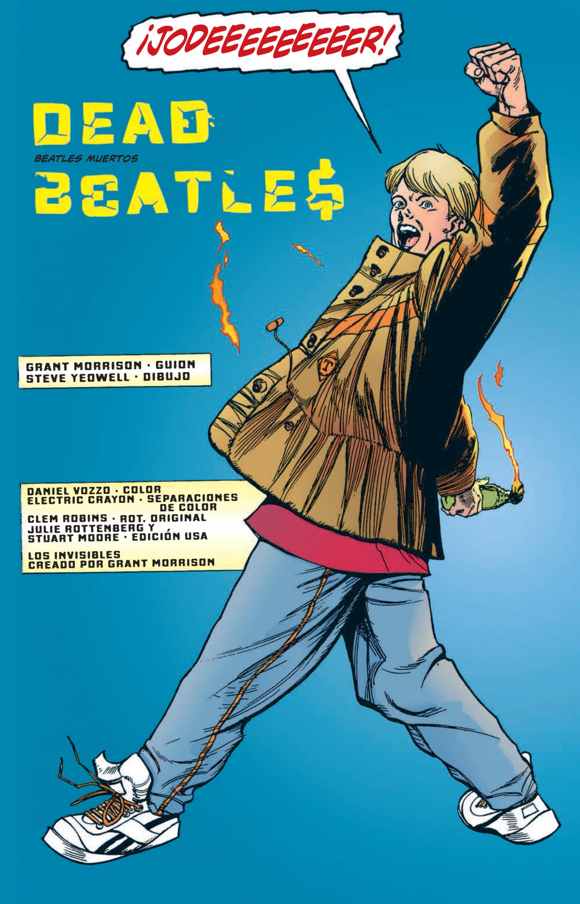 Una página del cómic ‘Los Invisibles’, de Grant Morrison y Steve Yeowell