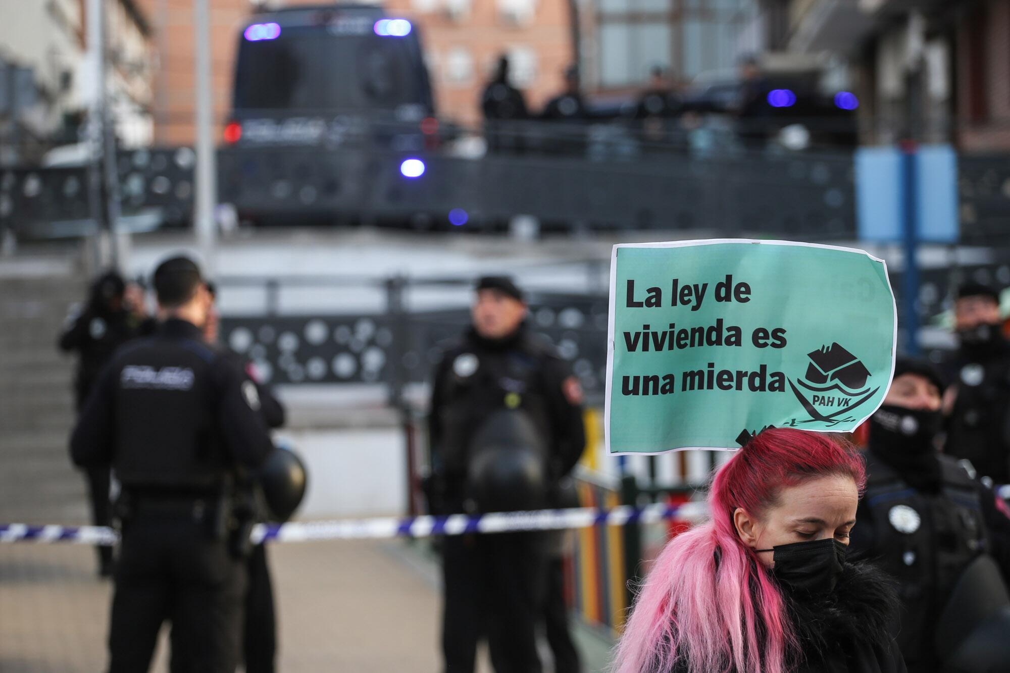 Desahucio Pilar PAH Vallecas tercer intento  - 5