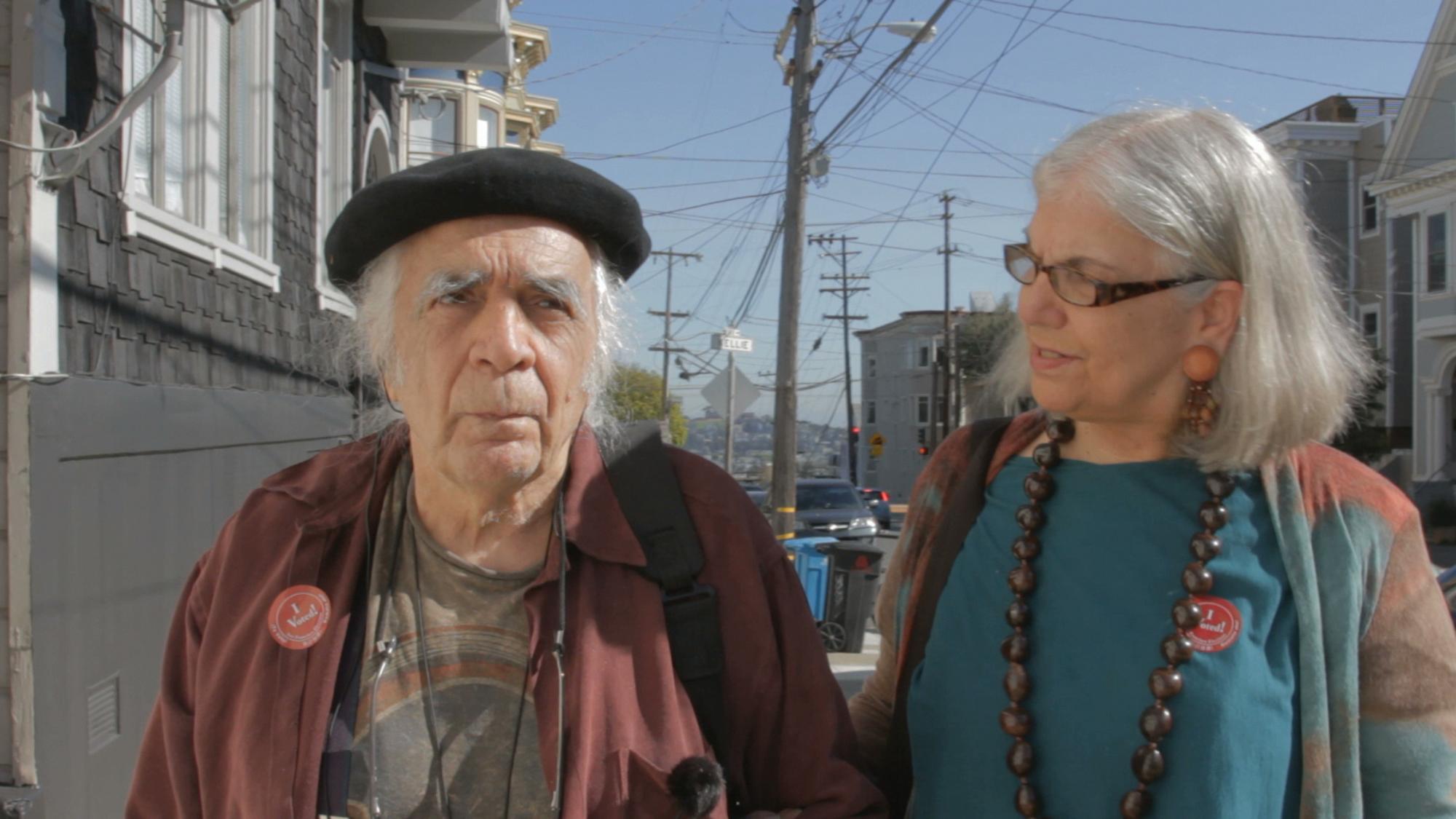 Ramón Sender Barayón y su esposa, Judith Levy, en 2016