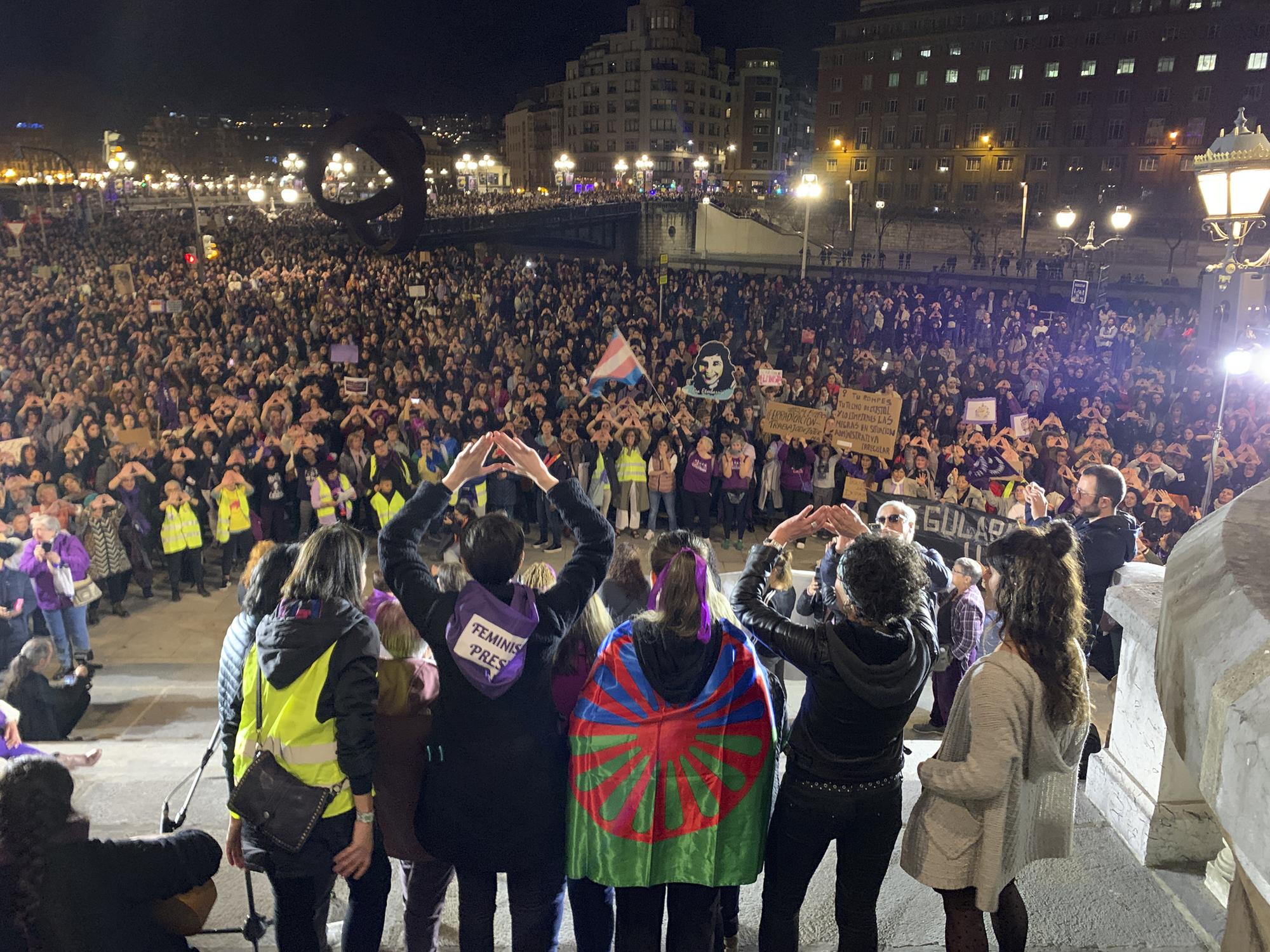 Manifestación 8M en Bilbao