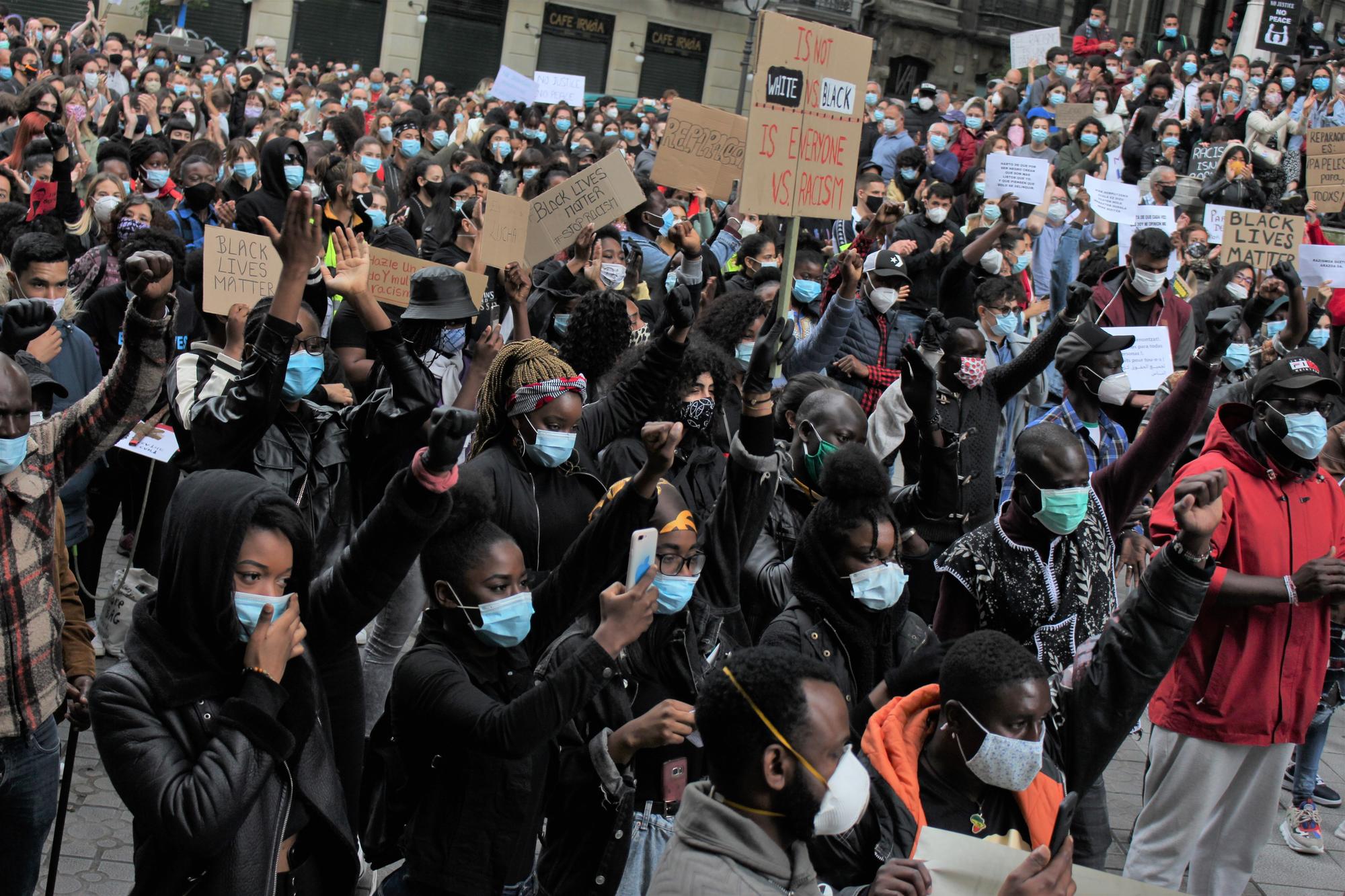 Black Lives Matter en Bilbao