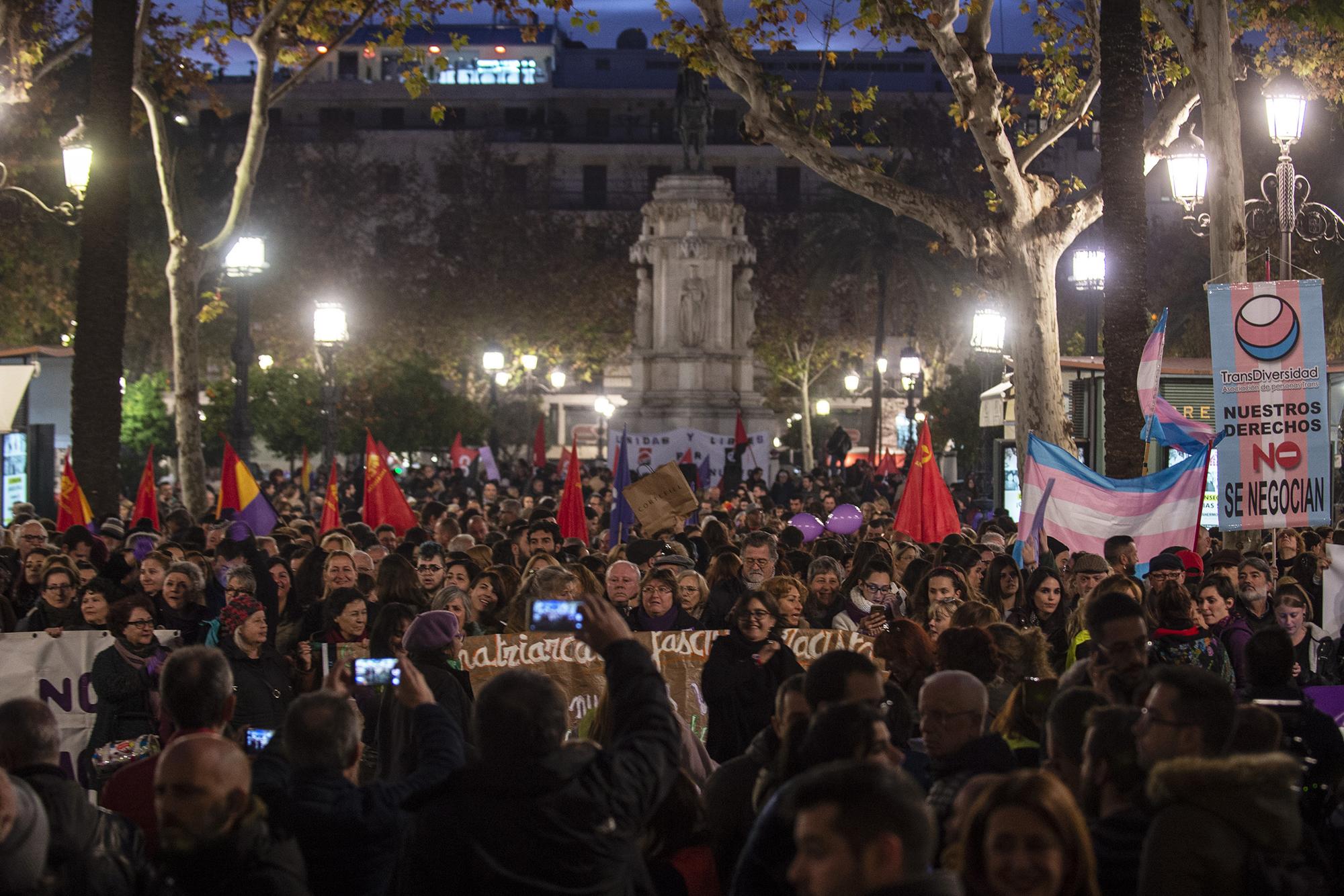 Manifestación Sevilla NiUnPasoAtrás 1