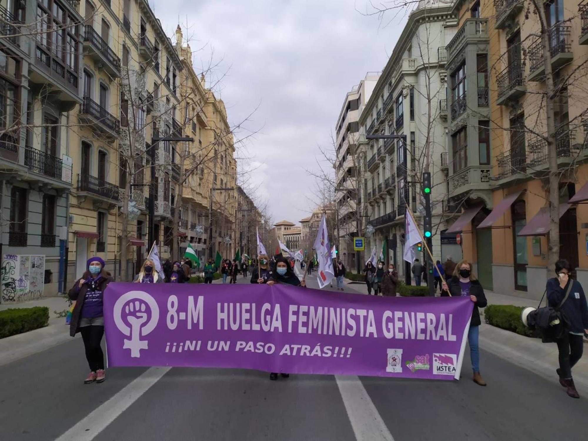 8M2021 Granada Huelga Feminista 