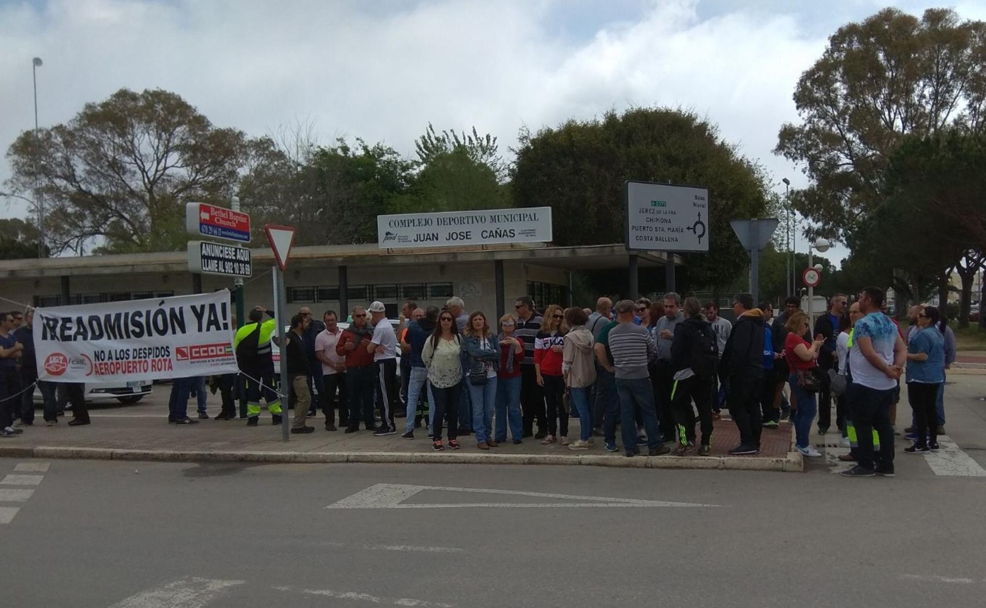 Trabajadores aeropuerto Base Rota 03