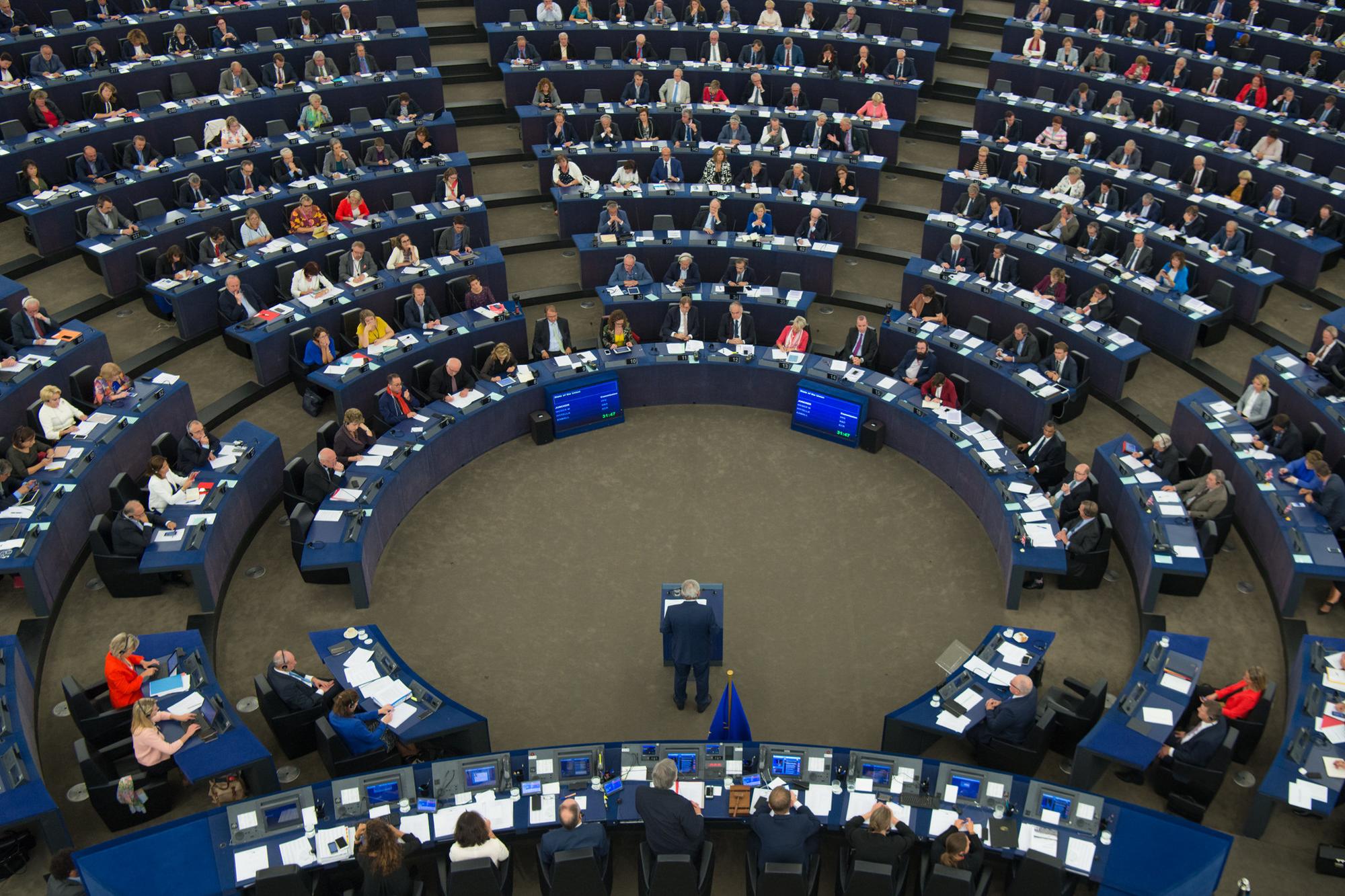 Sesión del Parlamento Europeo