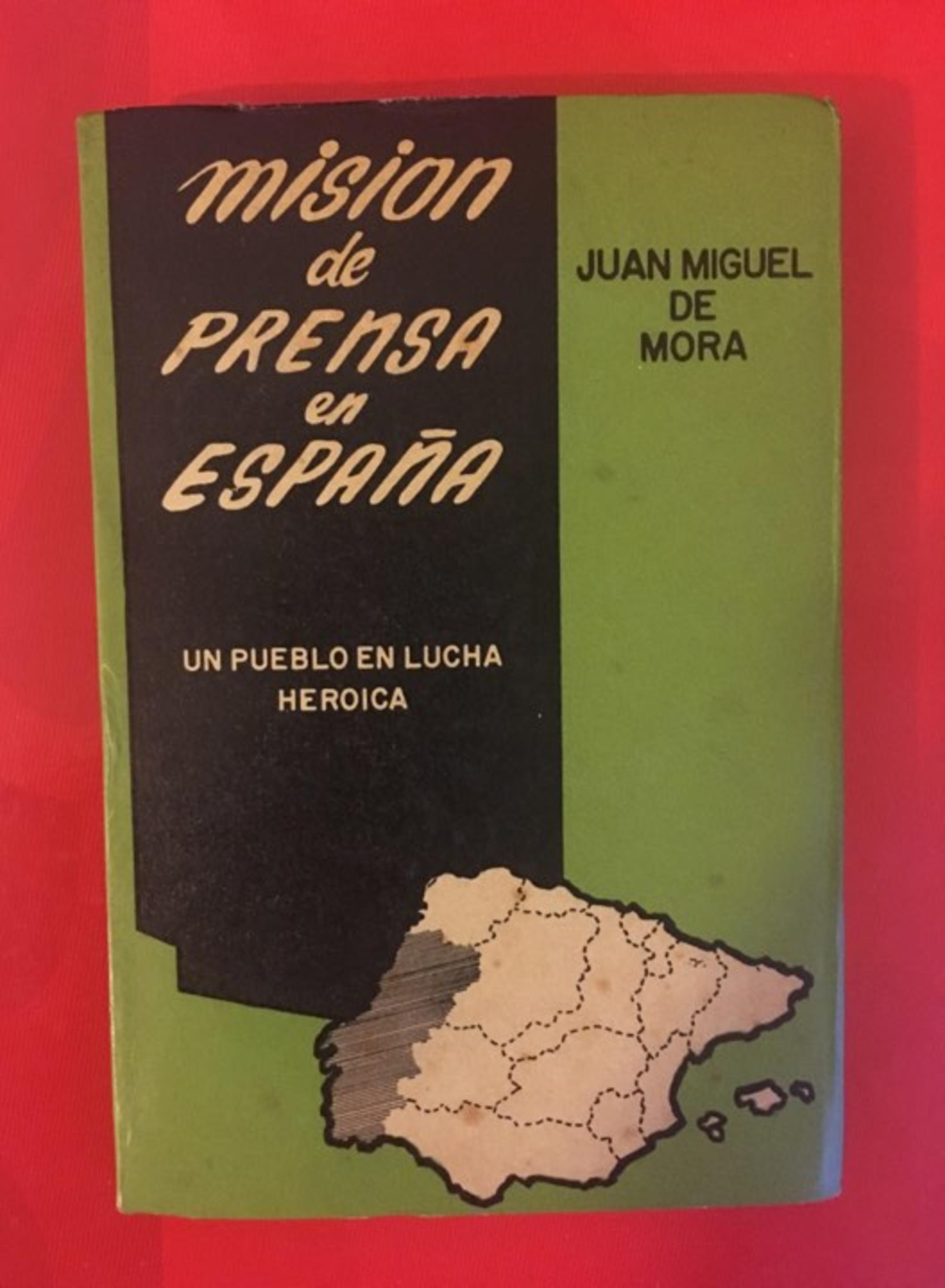 Libro de Miguel de Mora sobre la reistencia antifranquista