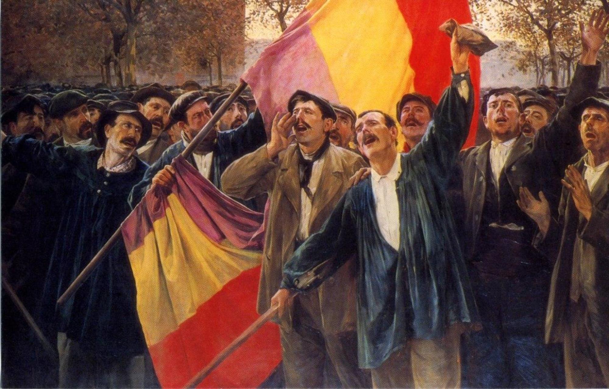 Manifestación por la República (Antoni Estruch, 1904).