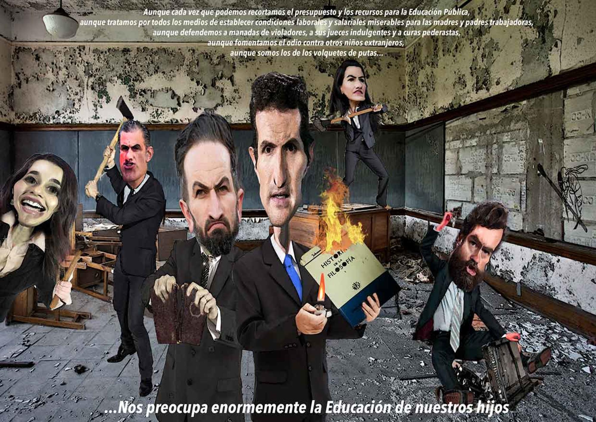Nos preocupa enormemente la educación de nuestros hijos