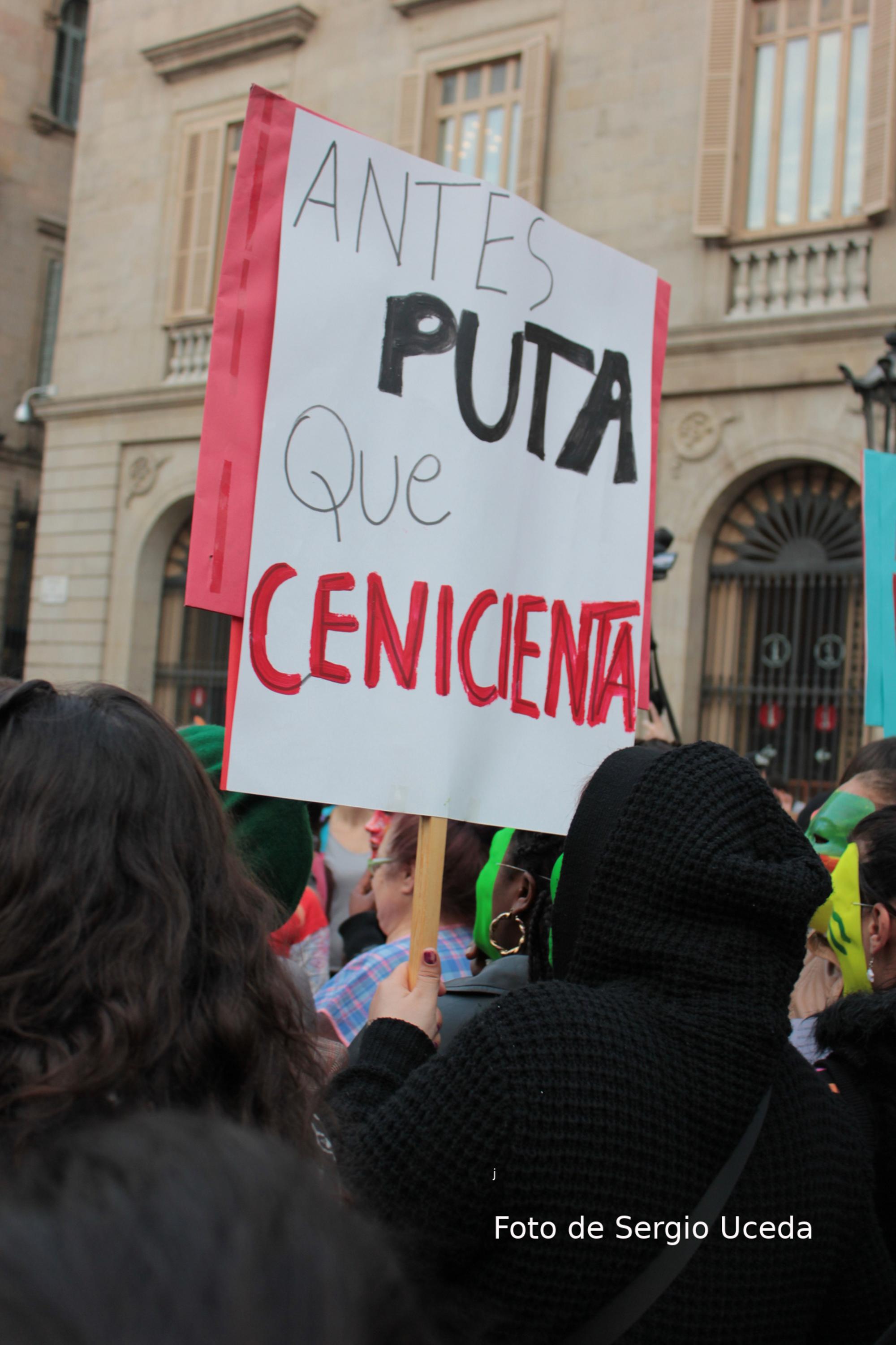 Manifestación de Prostitutxs en Barcelona