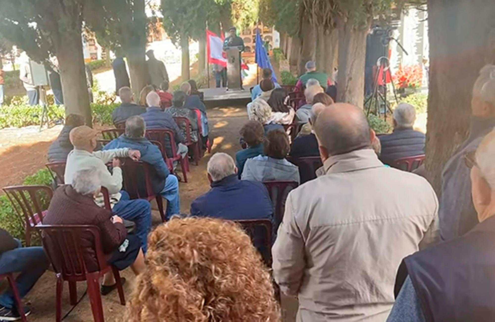 Villafranca momento homenaje