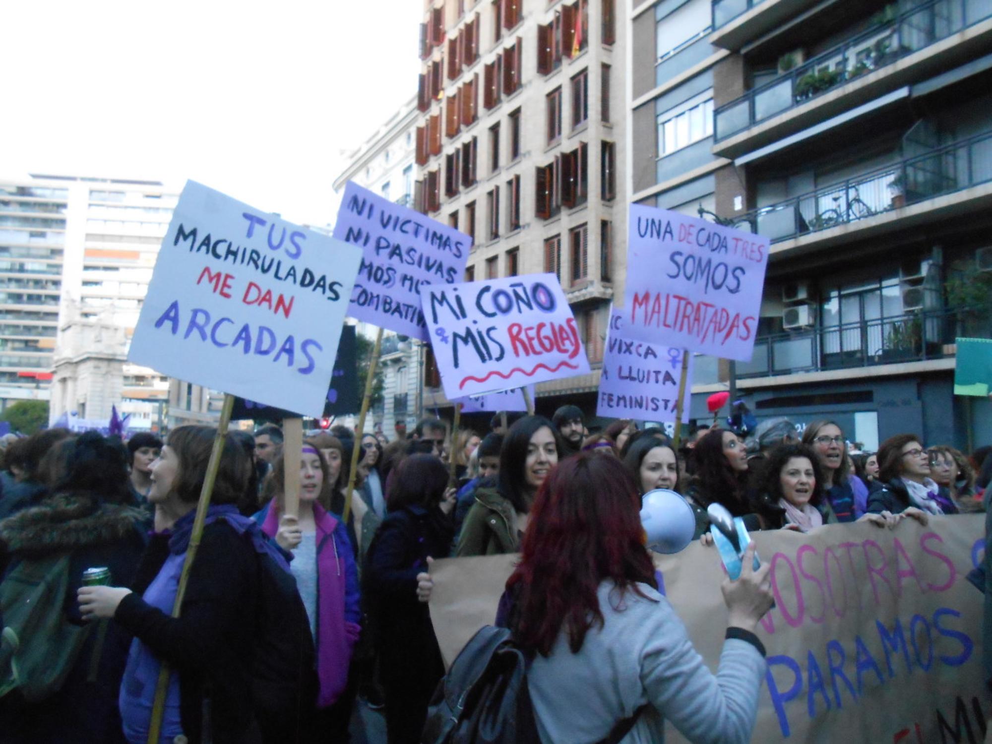 8M mani Valencia