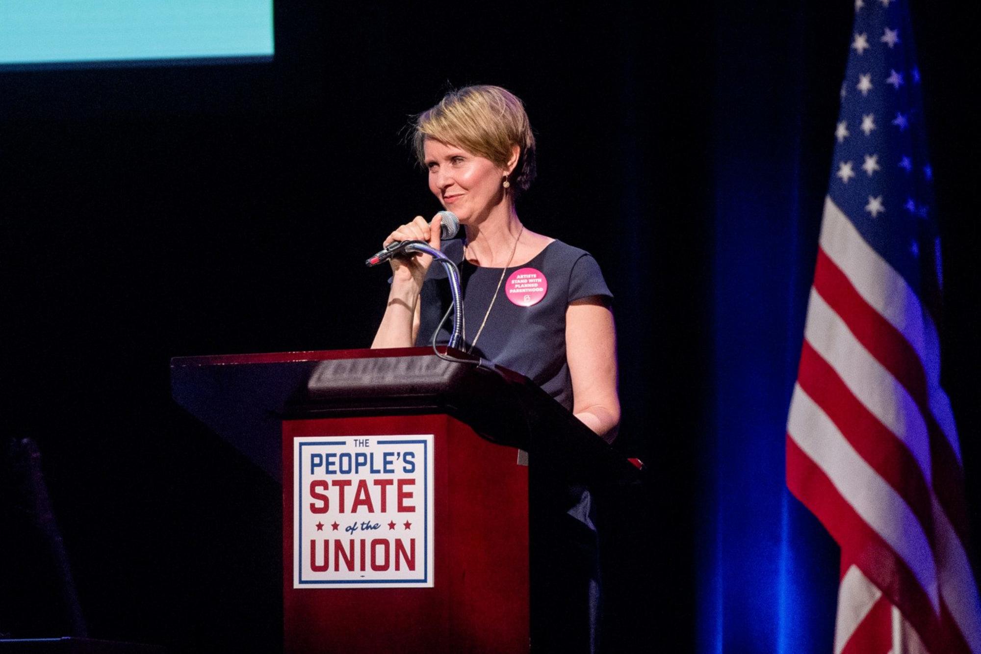 Cynthia Nixon, candidata a gobernadora de Nueva York