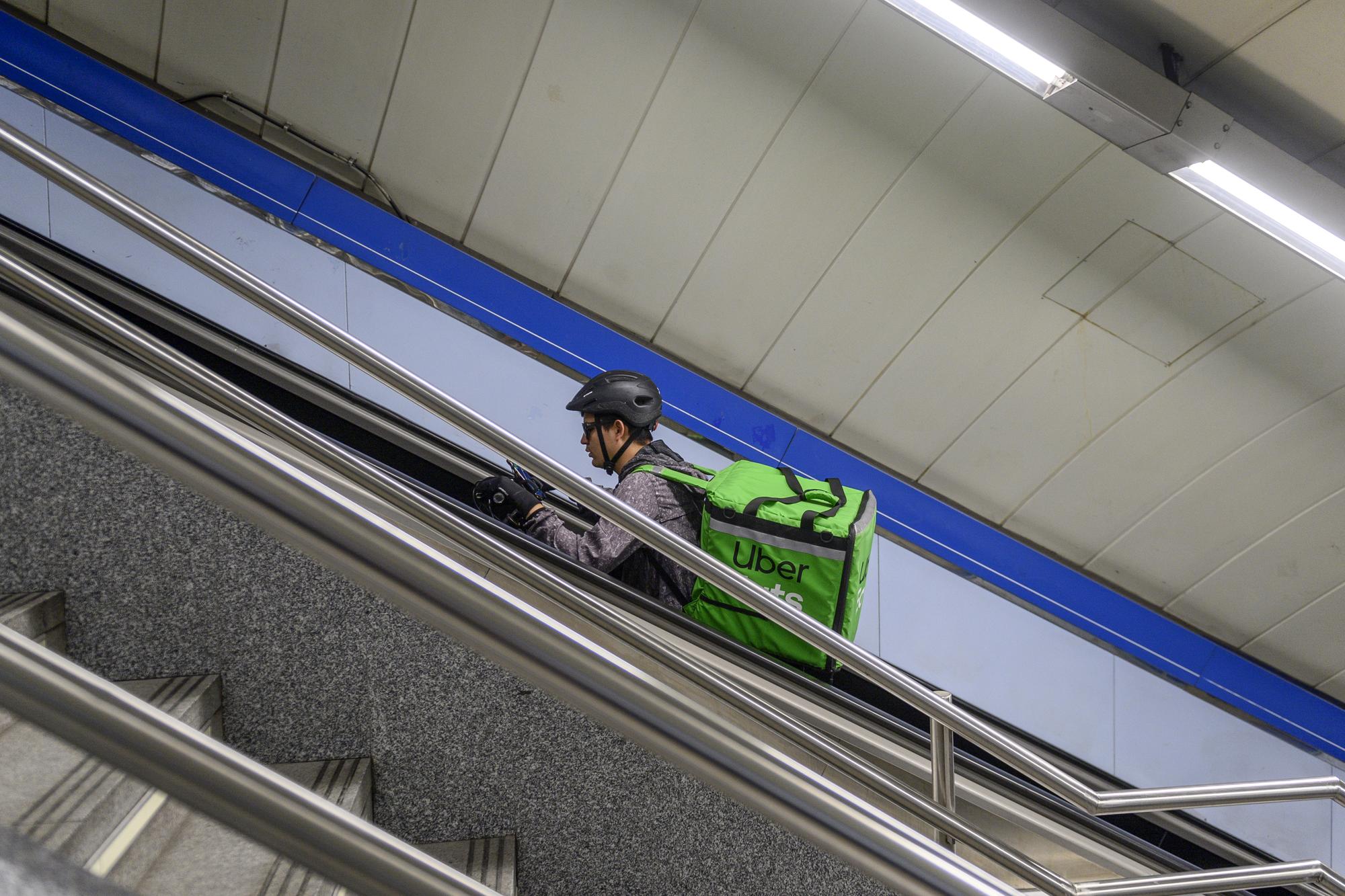 Rider en el metro